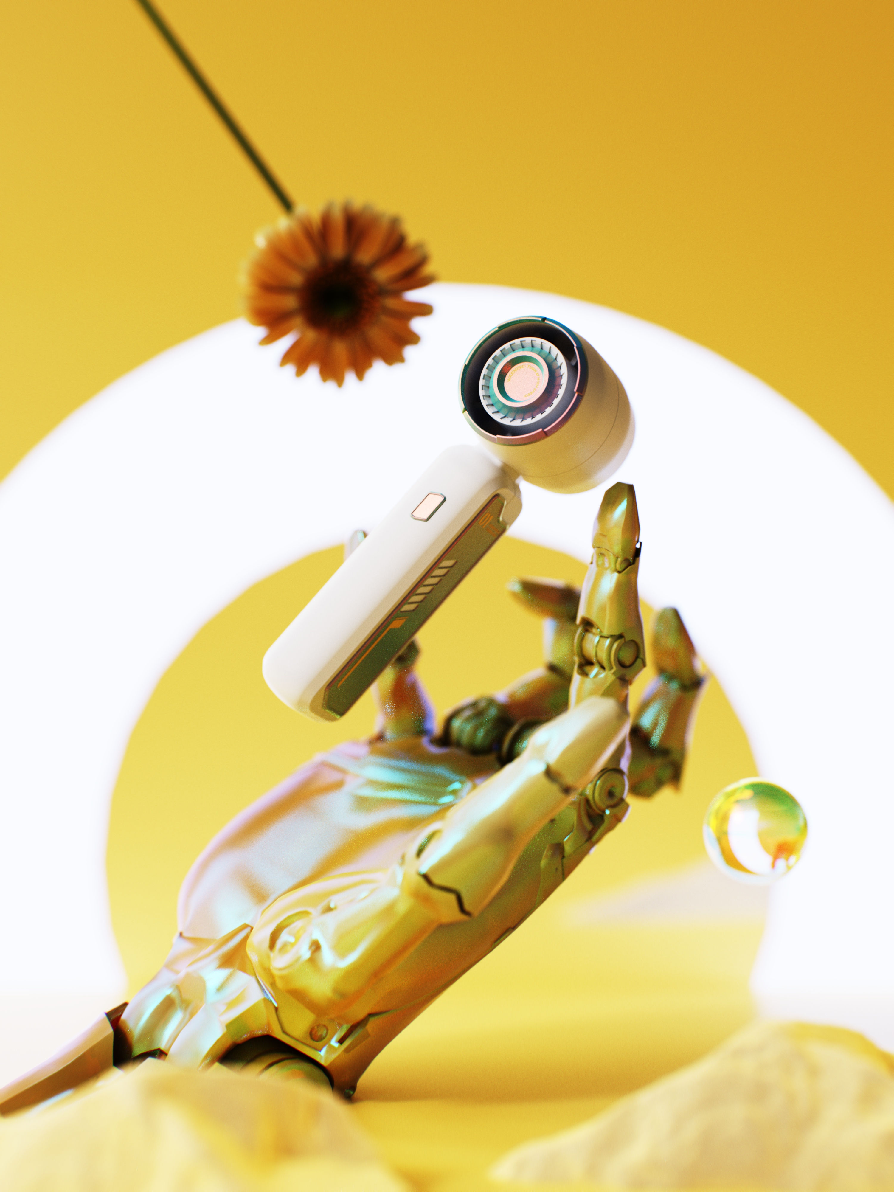 Small fan，Turbofan，Cyberpunk，CYBERPUNK，fighter，Original design，industrial design，