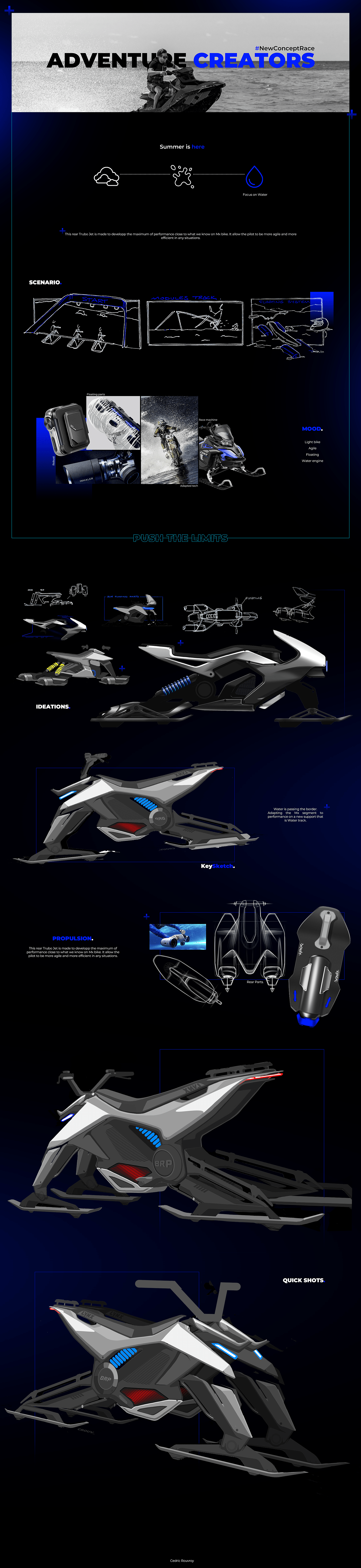 vehicle，conceptual design，Water motor，BRP，