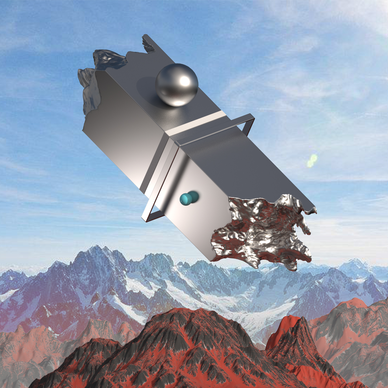 c4d，oc，Rendering works，