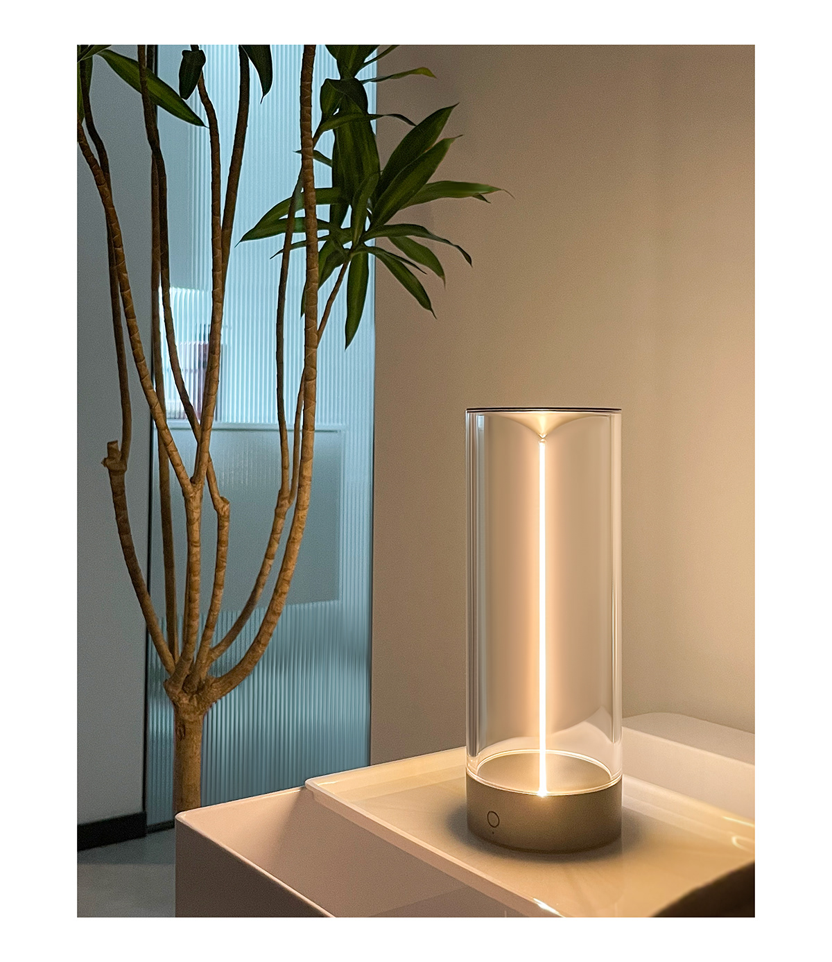 Atmosphere lamp，Linear filament，Simple design，cylinder，Simple，