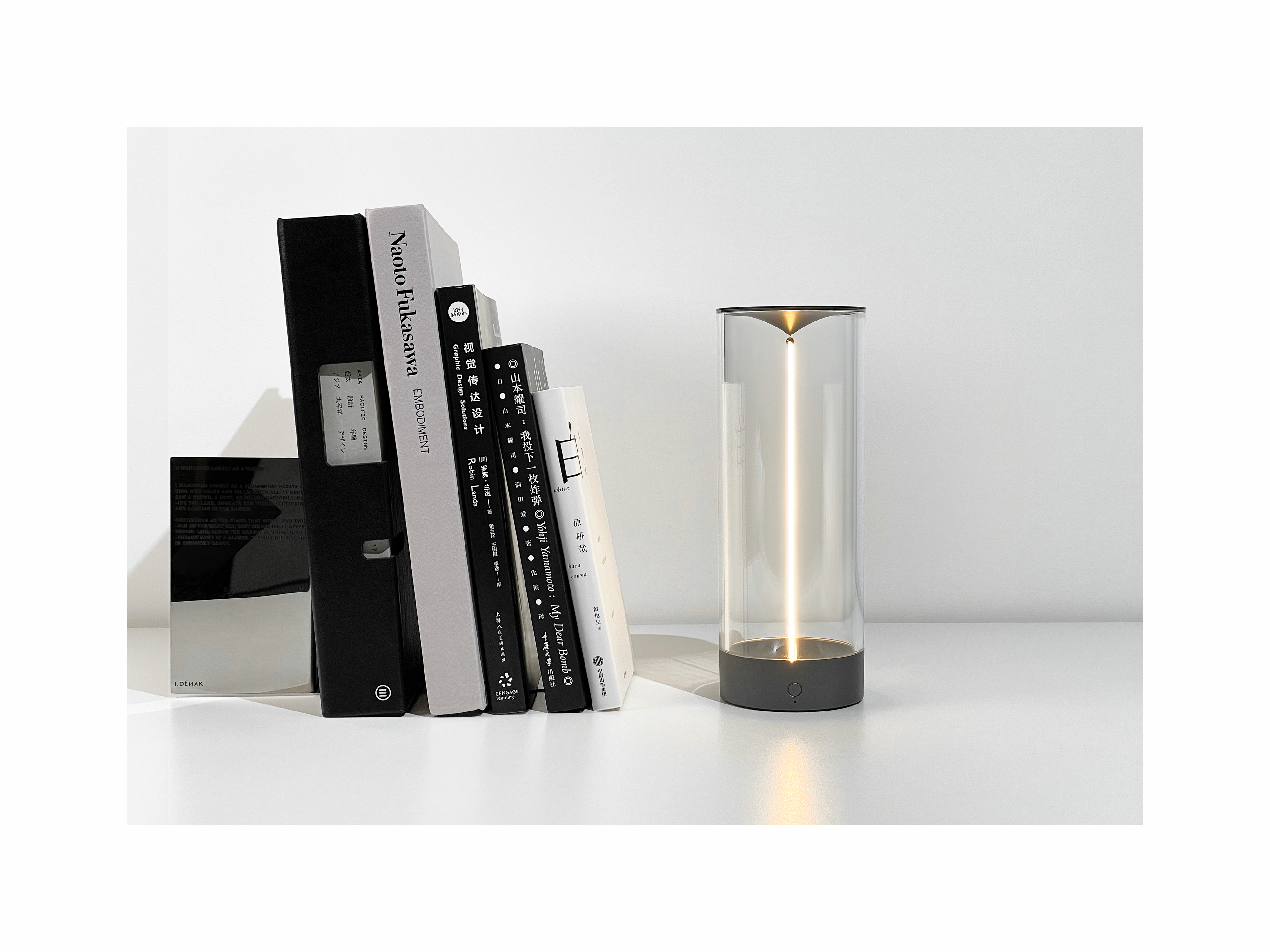 Atmosphere lamp，Linear filament，Simple design，cylinder，Simple，
