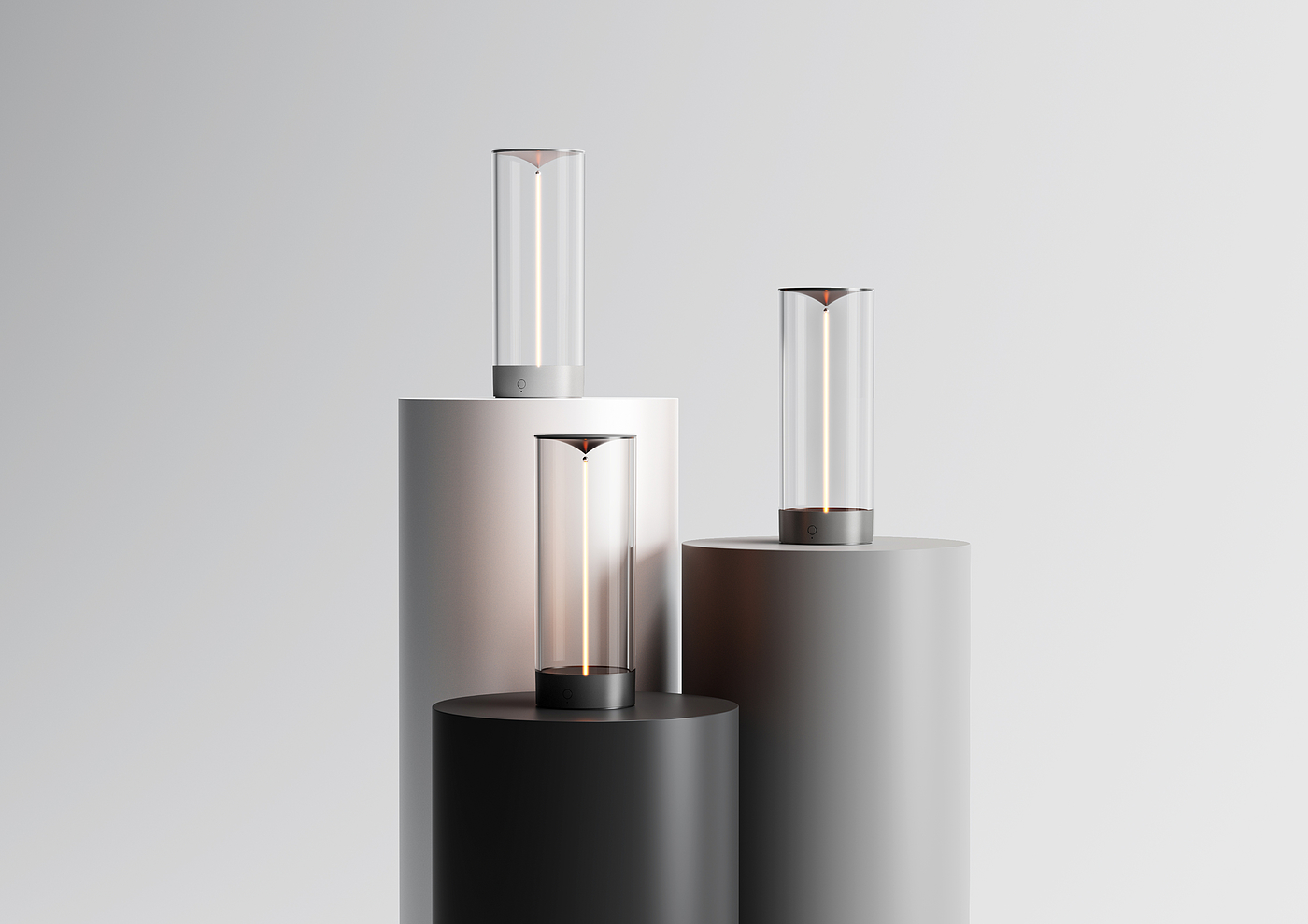 Atmosphere lamp，Linear filament，Simple design，cylinder，Simple，