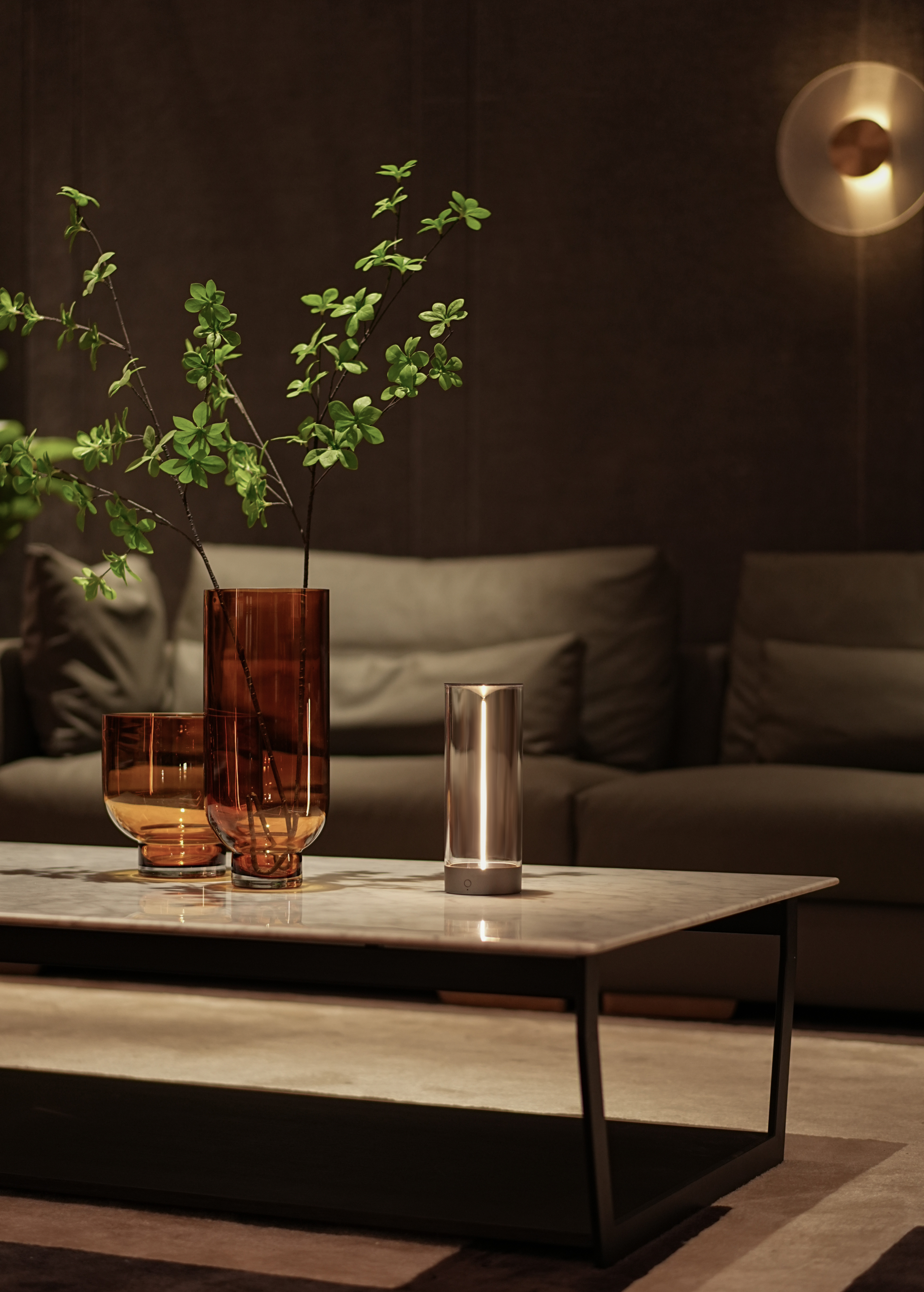 Atmosphere lamp，Linear filament，Simple design，cylinder，Simple，