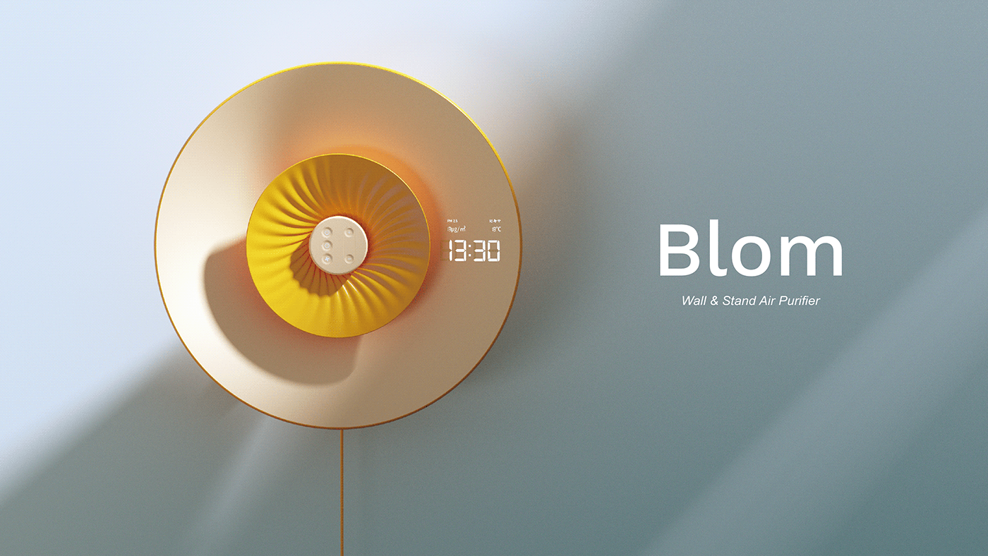 Blom，visual effect，clean air ，purifier，