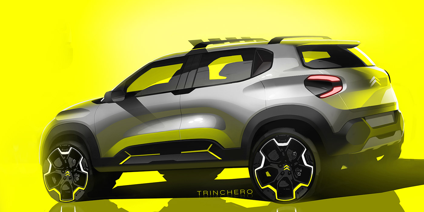 Citroen，RESEACH 2018，sketch，Art，