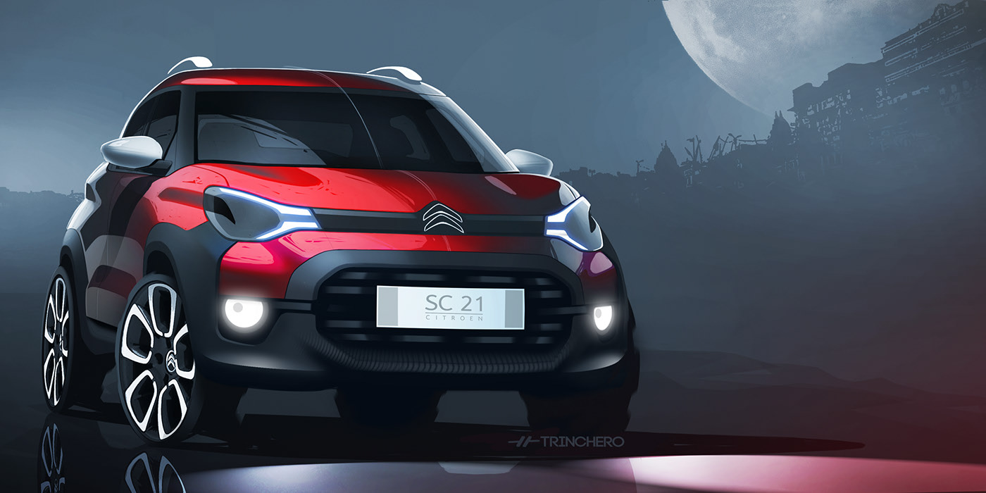 Citroen，VRAC 2018，Citroen，sketch，