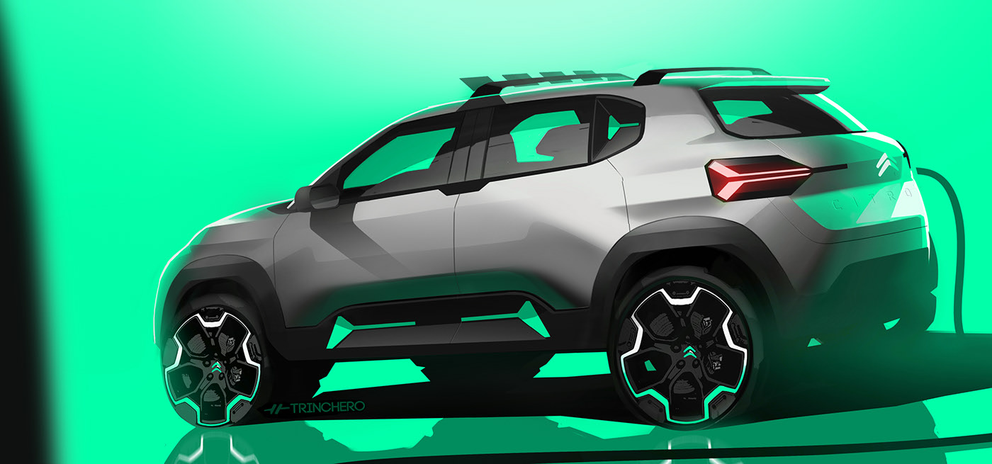 Citroen，VRAC 2018，Citroen，sketch，
