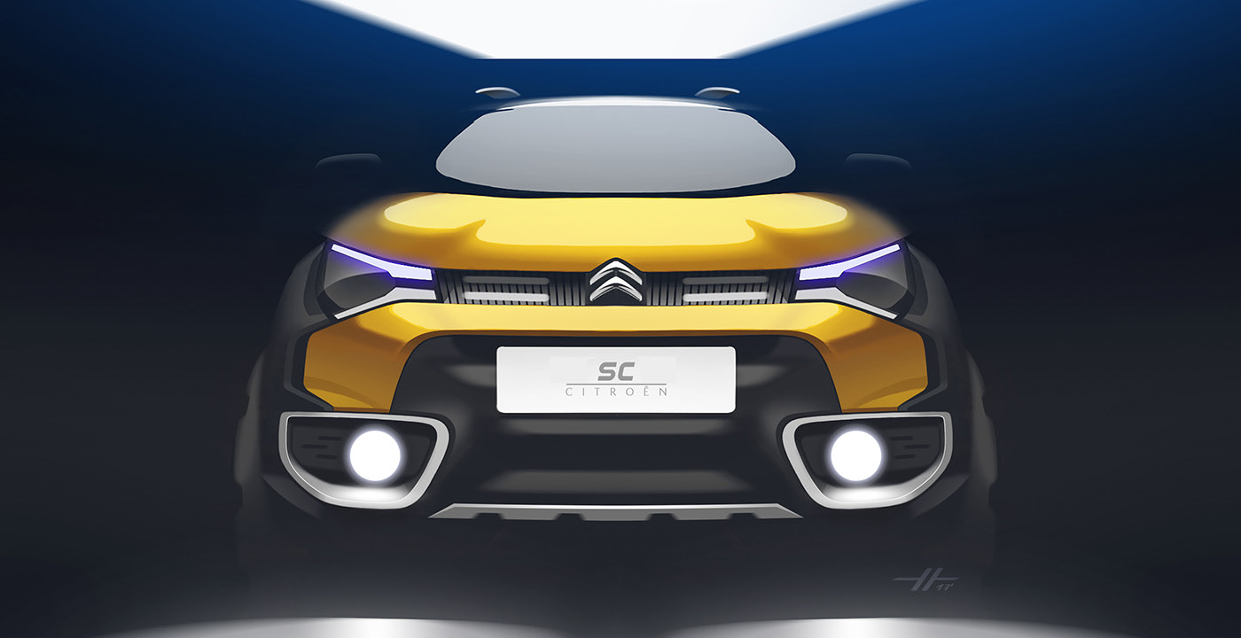 Citroen，VRAC 2018，Citroen，sketch，