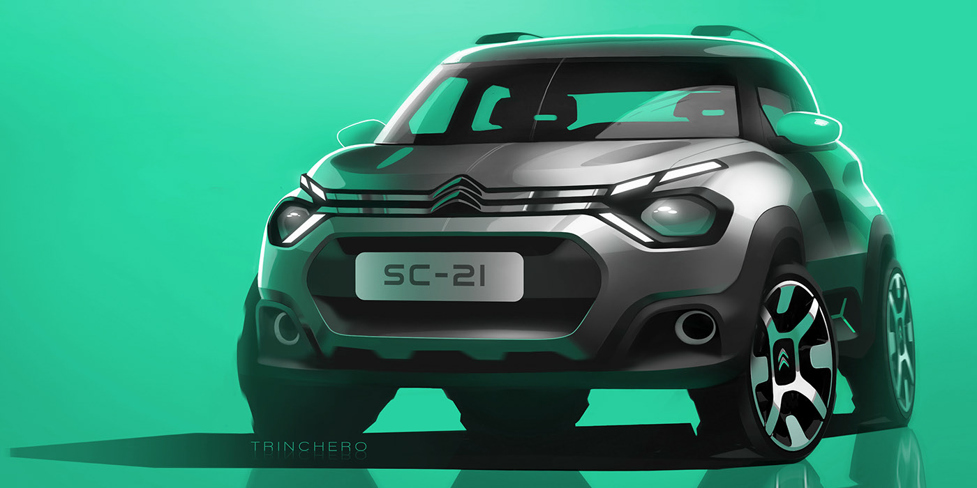 Citroen，VRAC 2018，Citroen，sketch，
