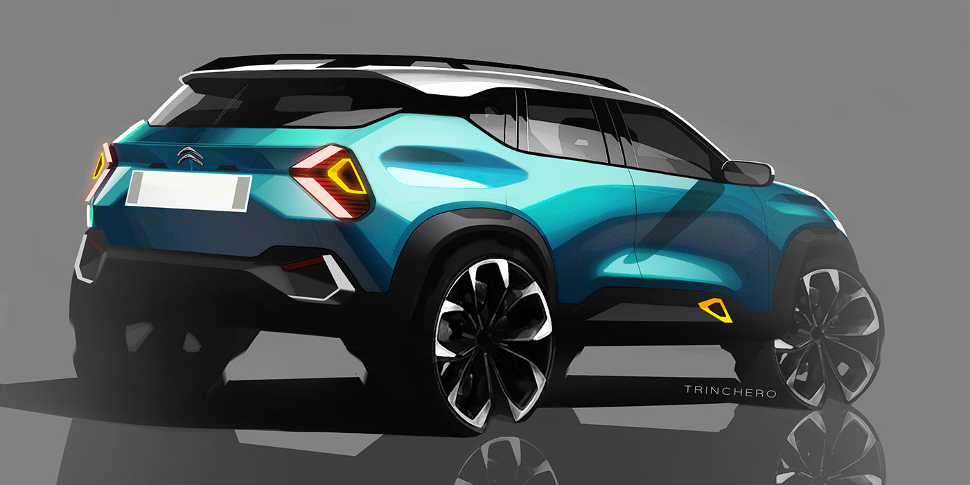 Citroen，VRAC 2018，Citroen，sketch，