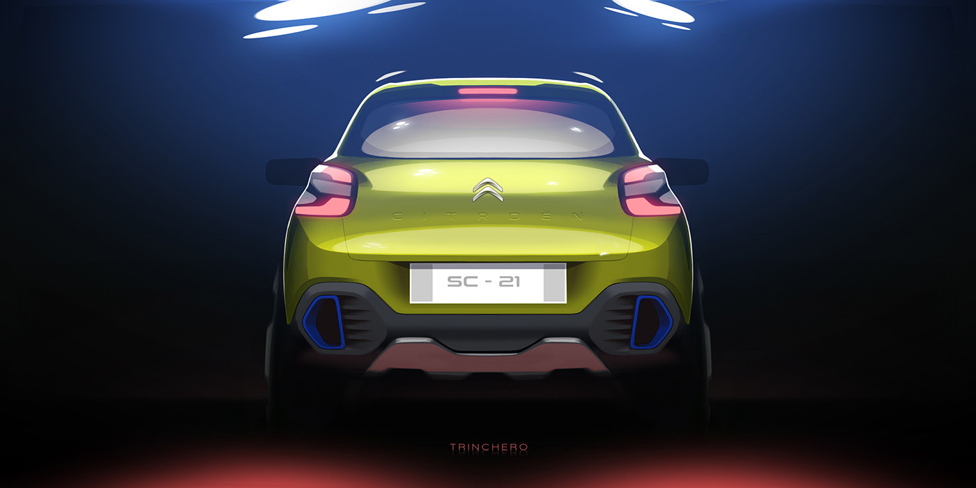 Citroen，VRAC 2018，Citroen，sketch，