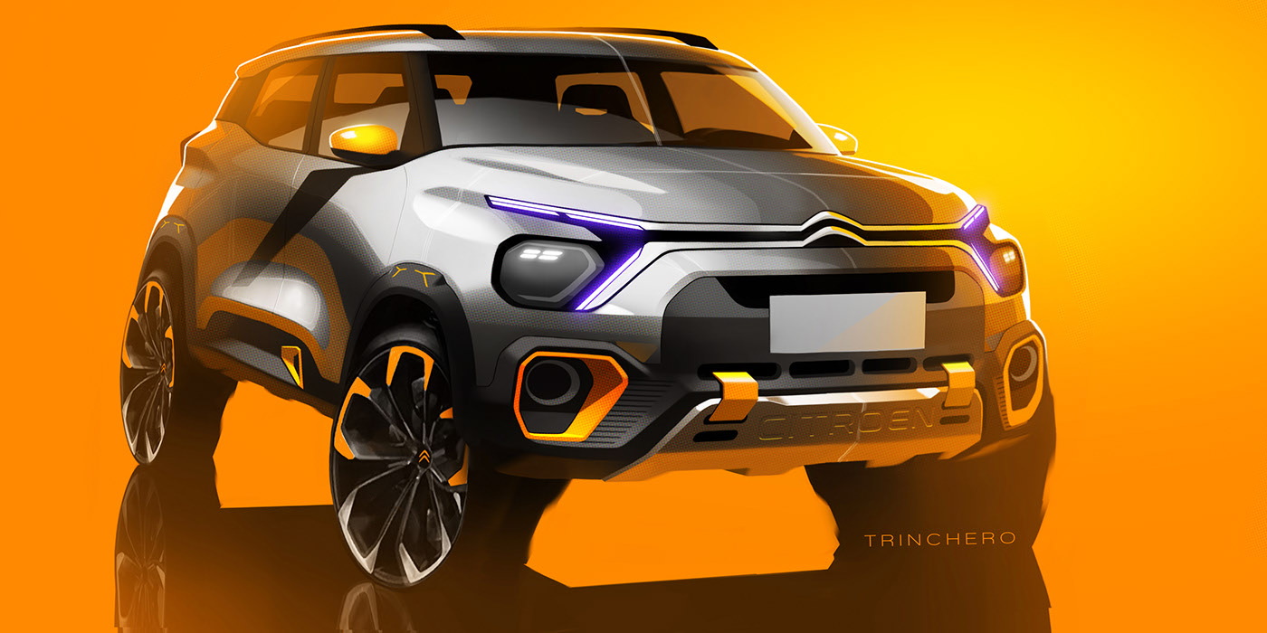Citroen，VRAC 2018，Citroen，sketch，