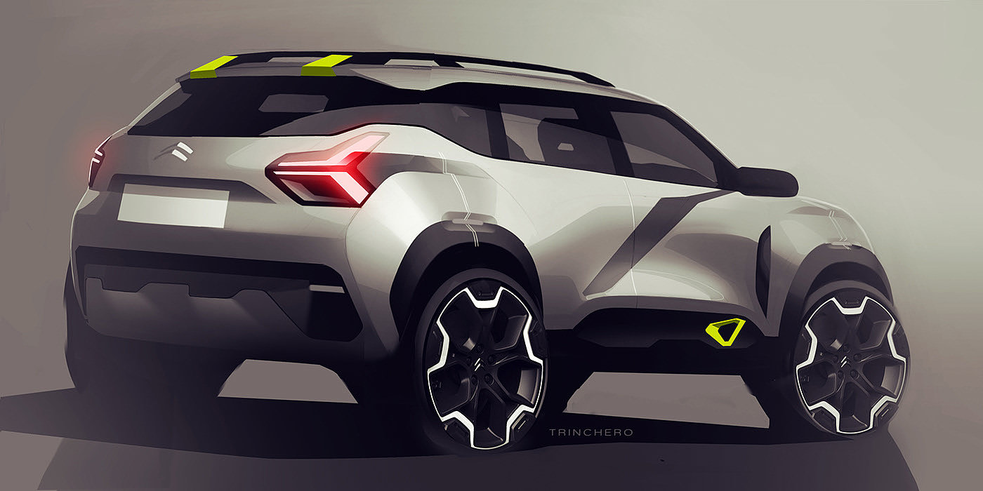 Citroen，VRAC 2018，Citroen，sketch，