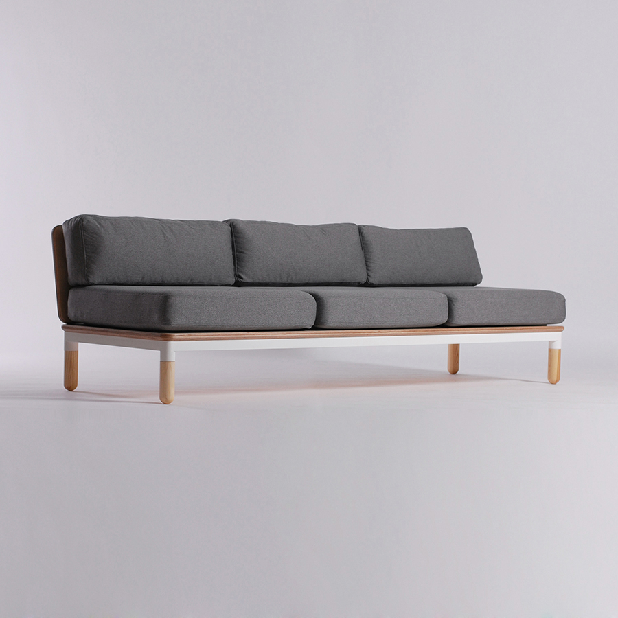 R series sofa，sofa，product design，grey，