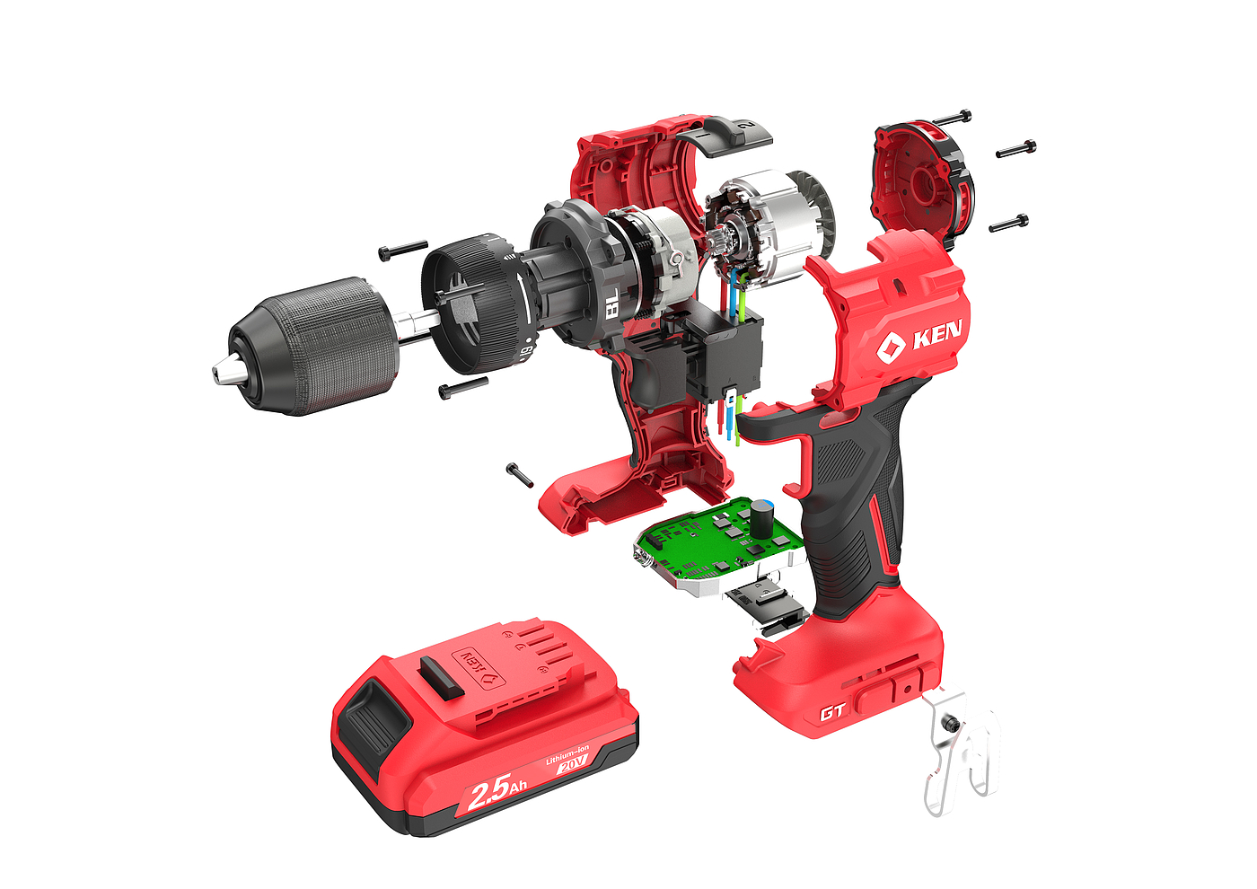 Electric drill，Electric tool，Brushless electric drill，