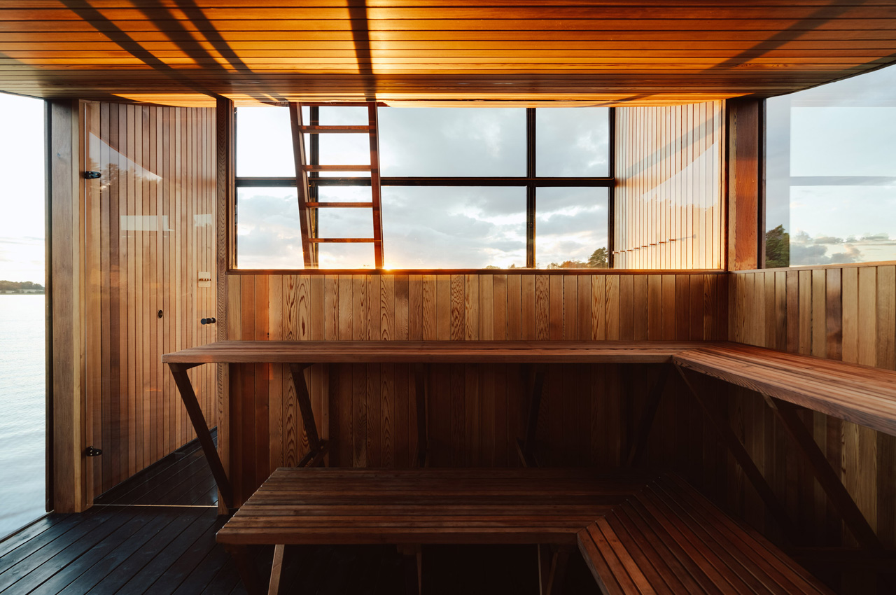 ship，Sauna room，float，pine，