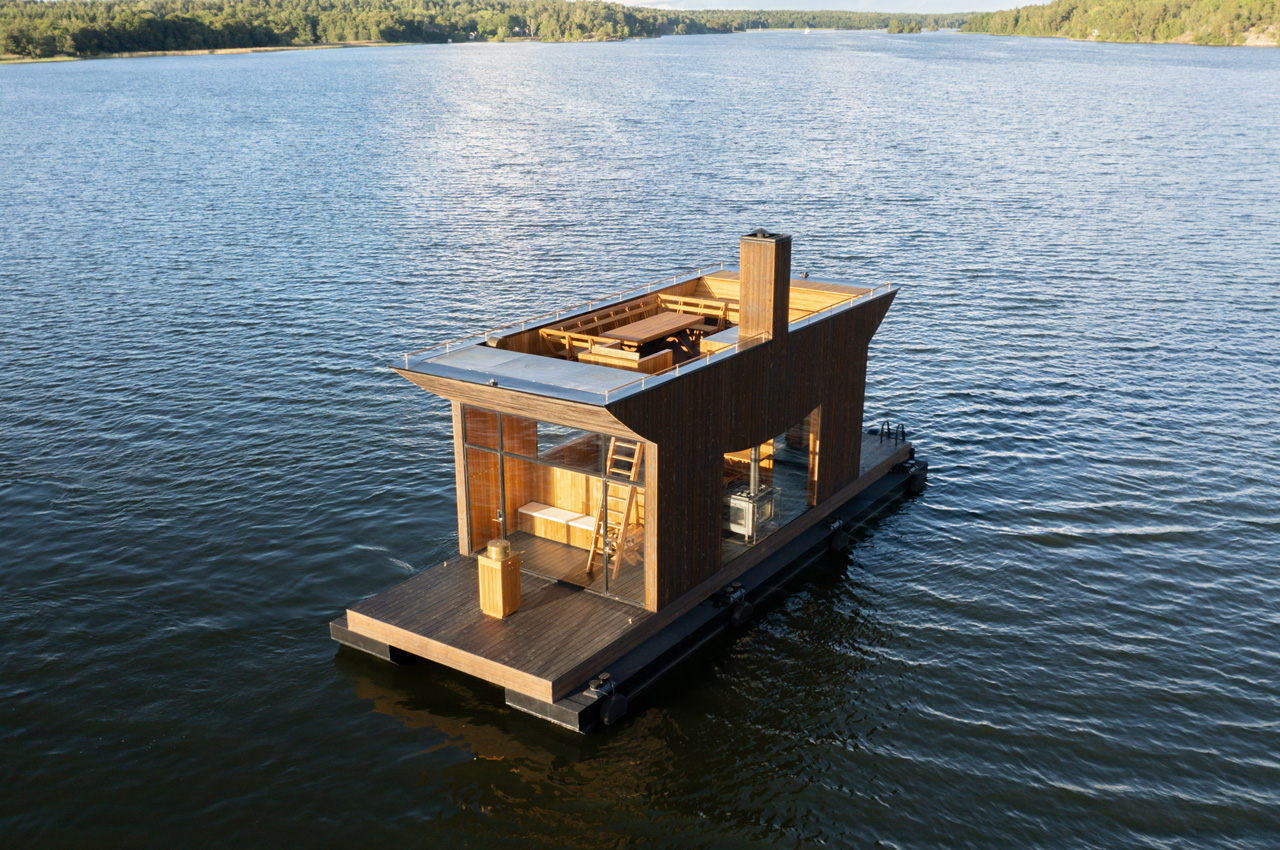 ship，Sauna room，float，pine，