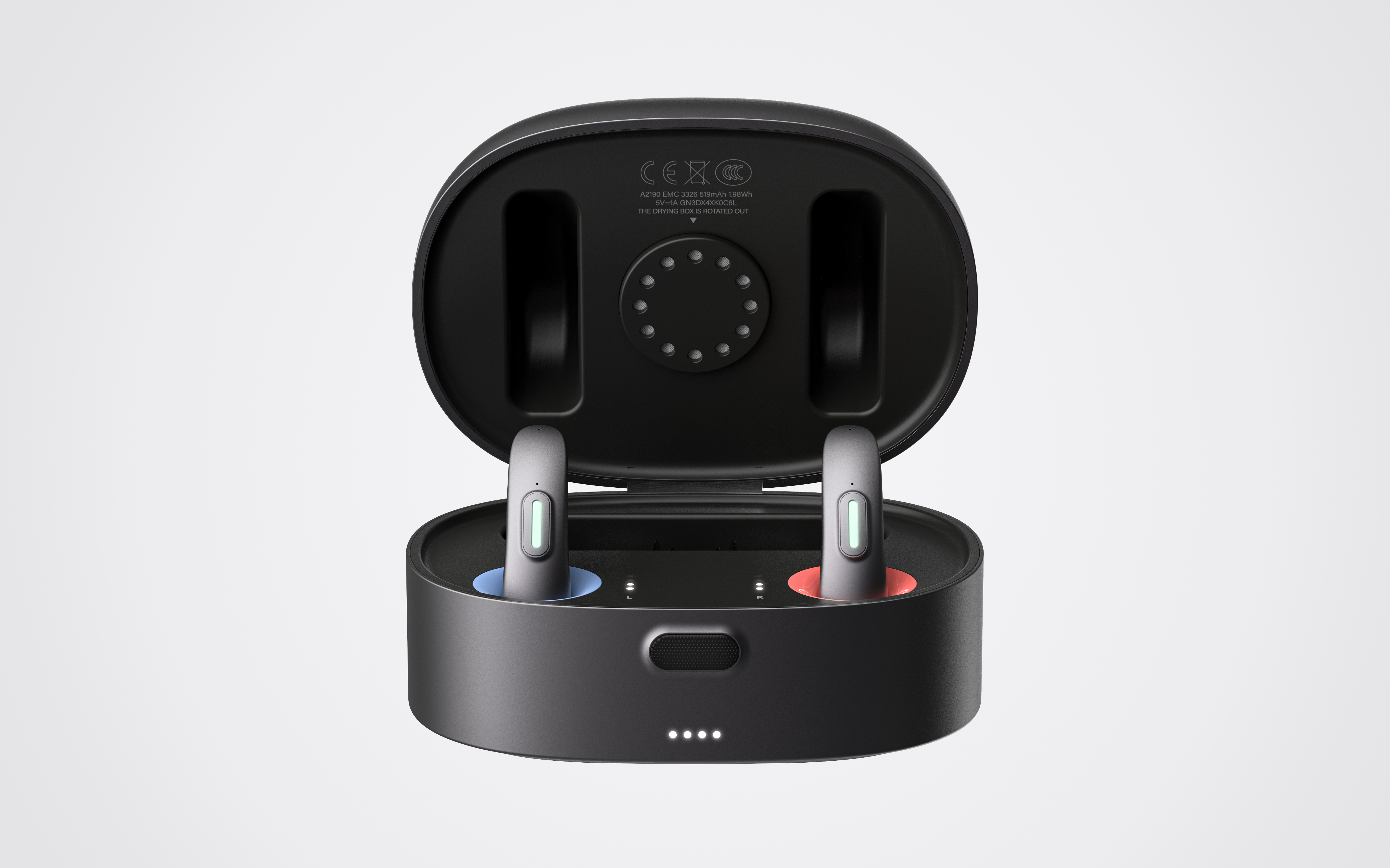 deaf-aid，headset，medical care，intelligence，Charging box，humanistic concern，