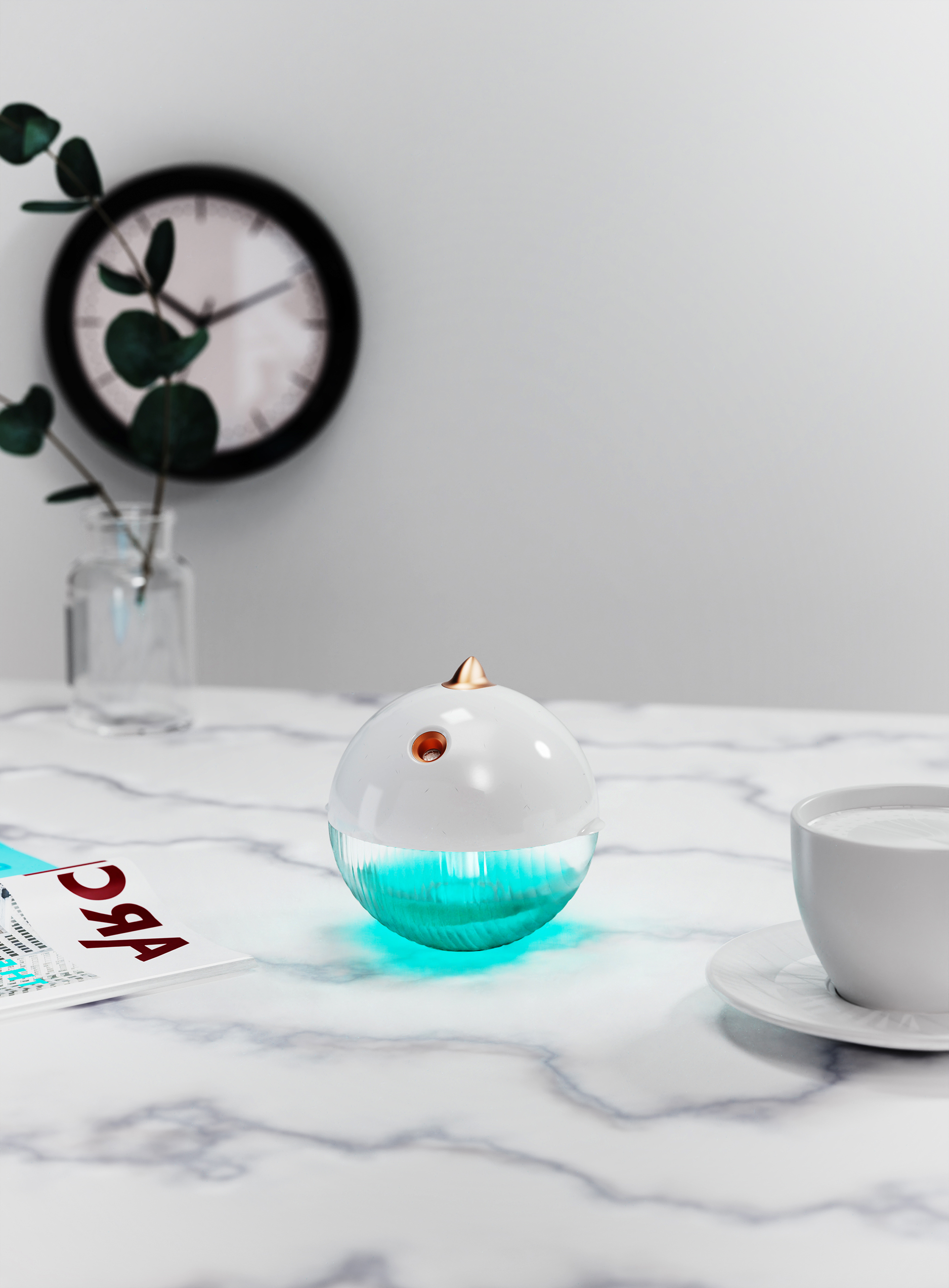 bionics，Humidifier，whale，product，Design，