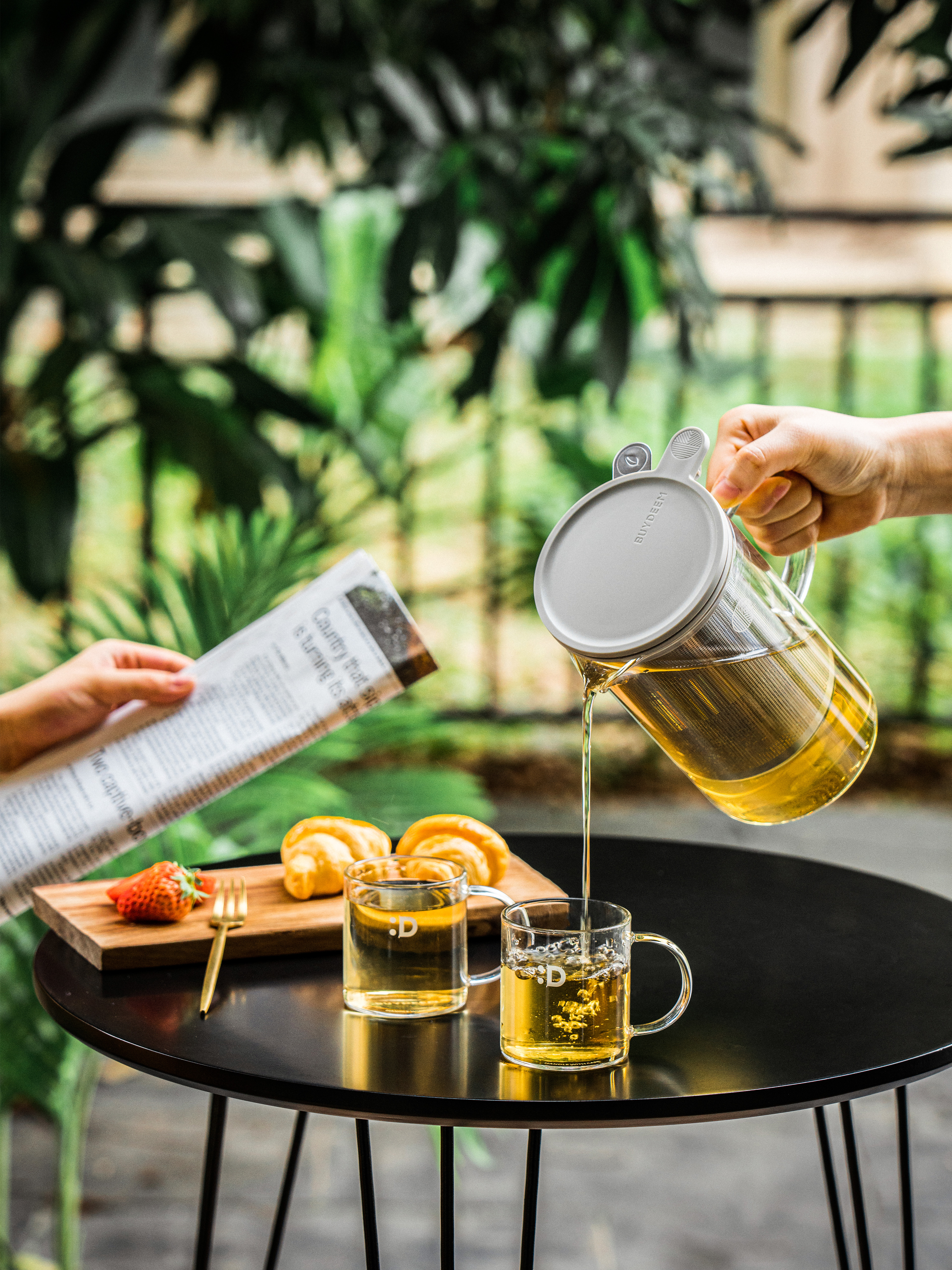 industrial design，product design，Household products，Glass pot，Teapot，