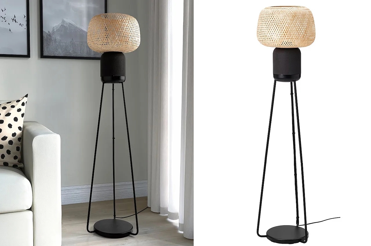 speaker，Floor lamp，IKEA，