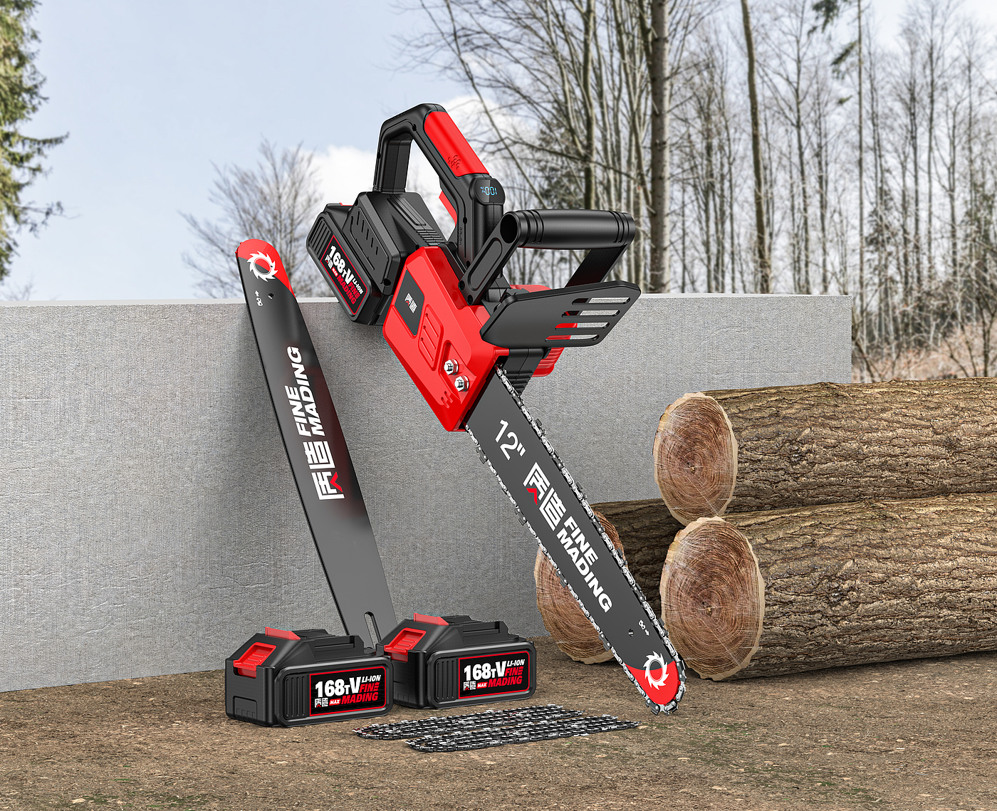Product rendering，Hardware tools，Electric tool，Electric chain saw，Angle grinder，Car washing machine，level，