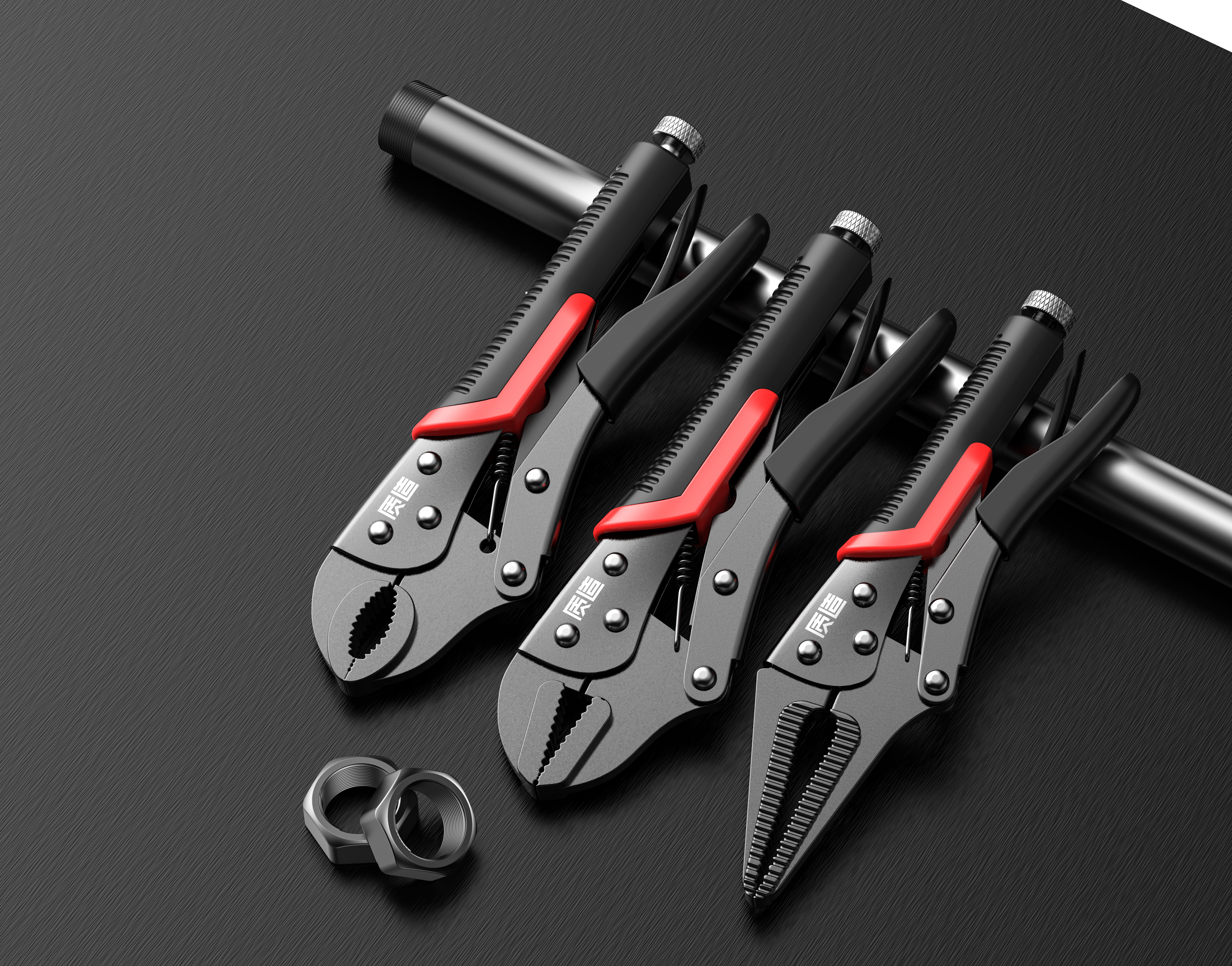 Product rendering，Hardware tools，Electric tool，Electric chain saw，Angle grinder，Car washing machine，level，