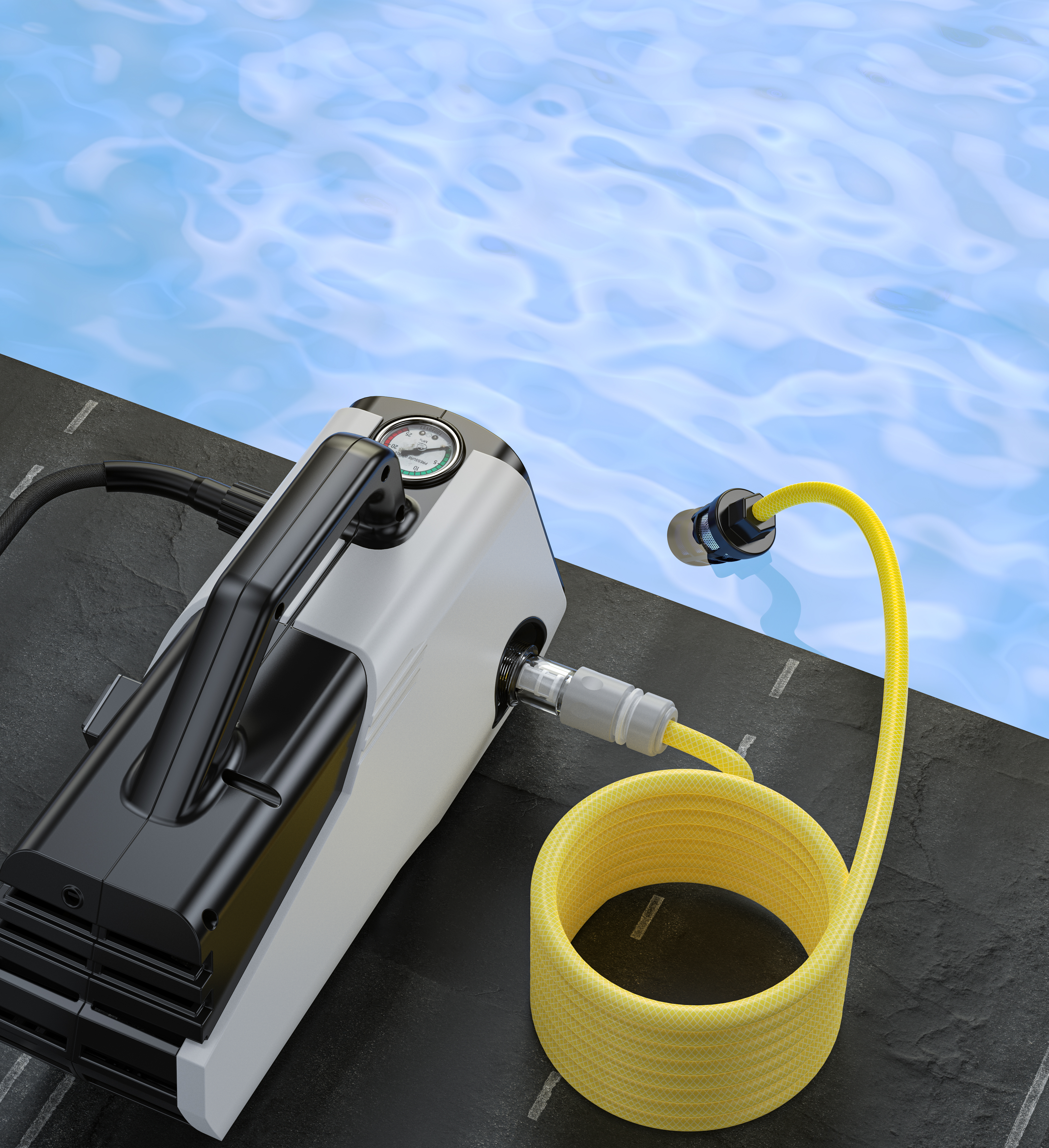 Product rendering，Hardware tools，Electric tool，Electric chain saw，Angle grinder，Car washing machine，level，