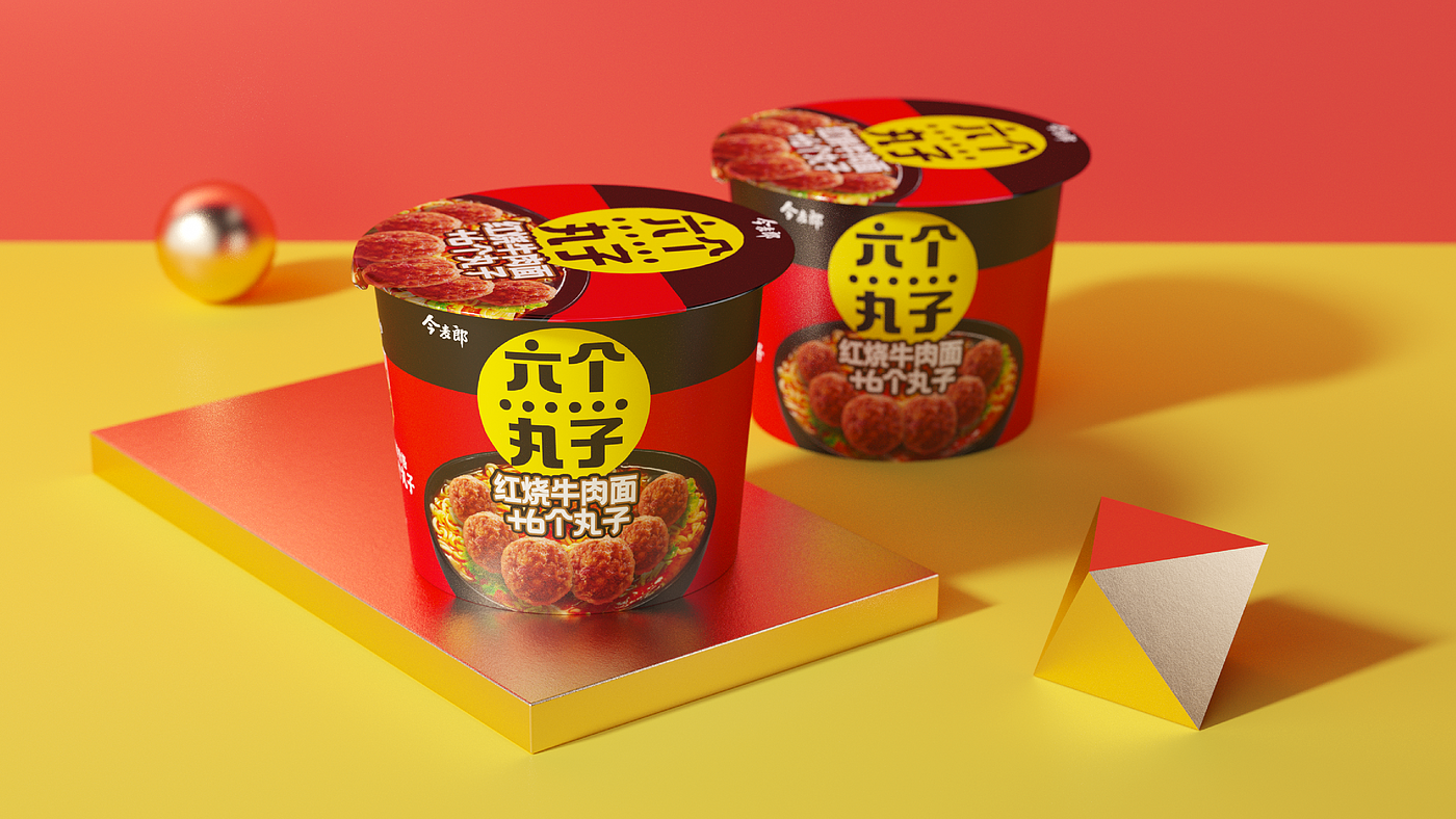 Instant noodle design，Brand design，Original works，