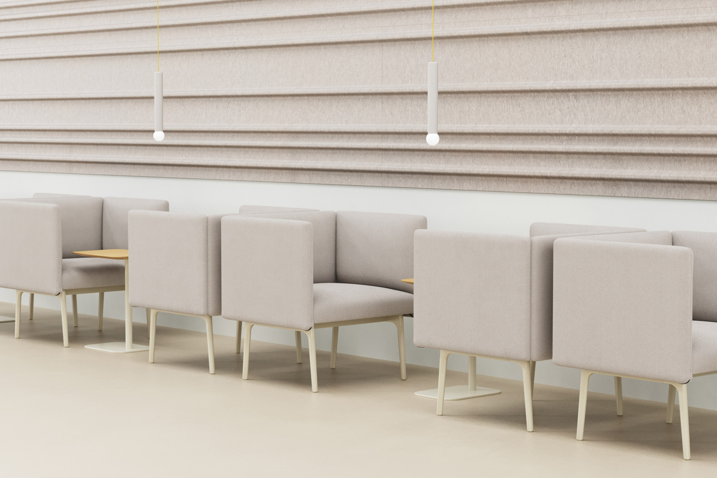 The Shape，Mino Sofa，Modular seat，Aesthetic design，product design，Simple design，