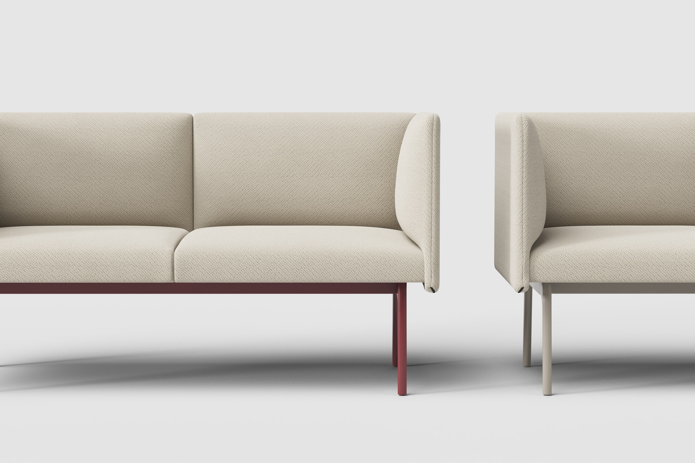 The Shape，Mino Sofa，Modular seat，Aesthetic design，product design，Simple design，