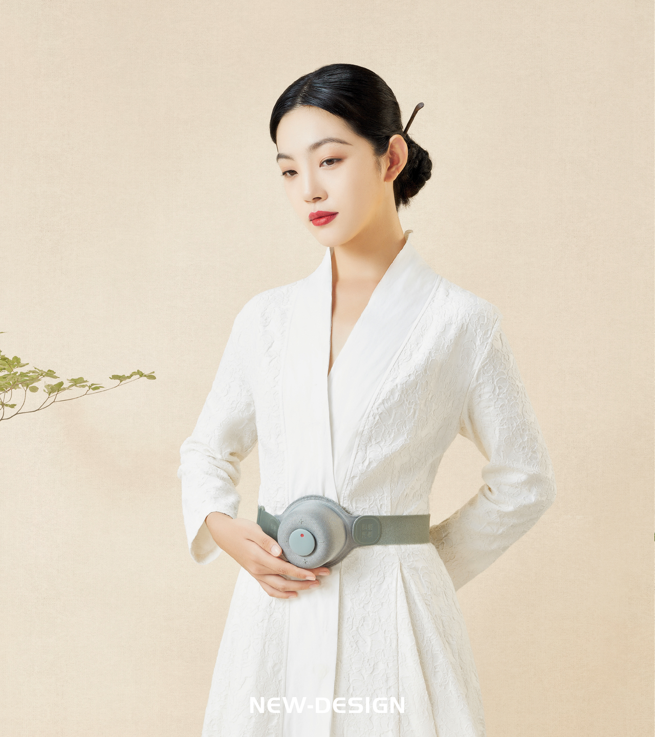 Ancient moxibustion，Visual temperature regulation，Infineless rotation，industrial design，