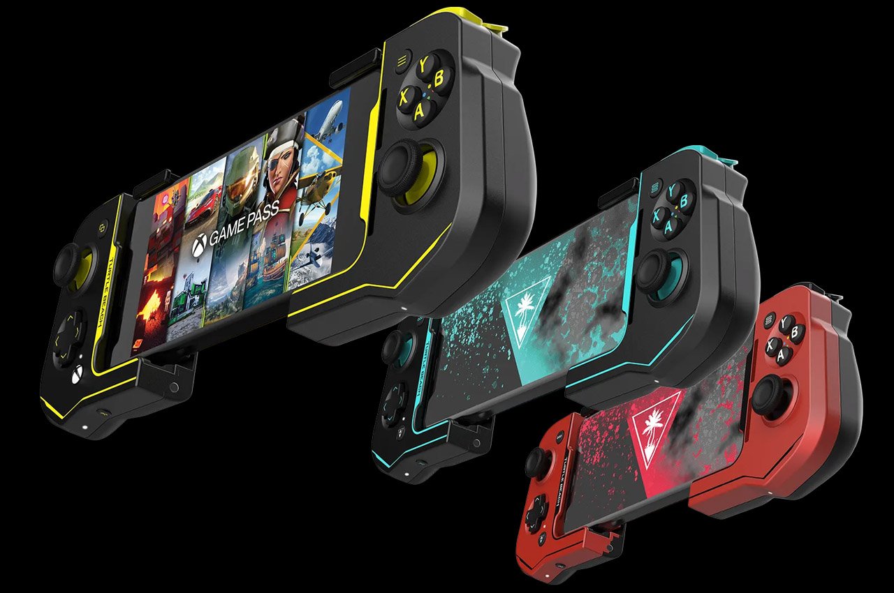 Atom controller，Turtle Beach，Backbone controller，product design，Aesthetic design，No delay，Adsorbable，