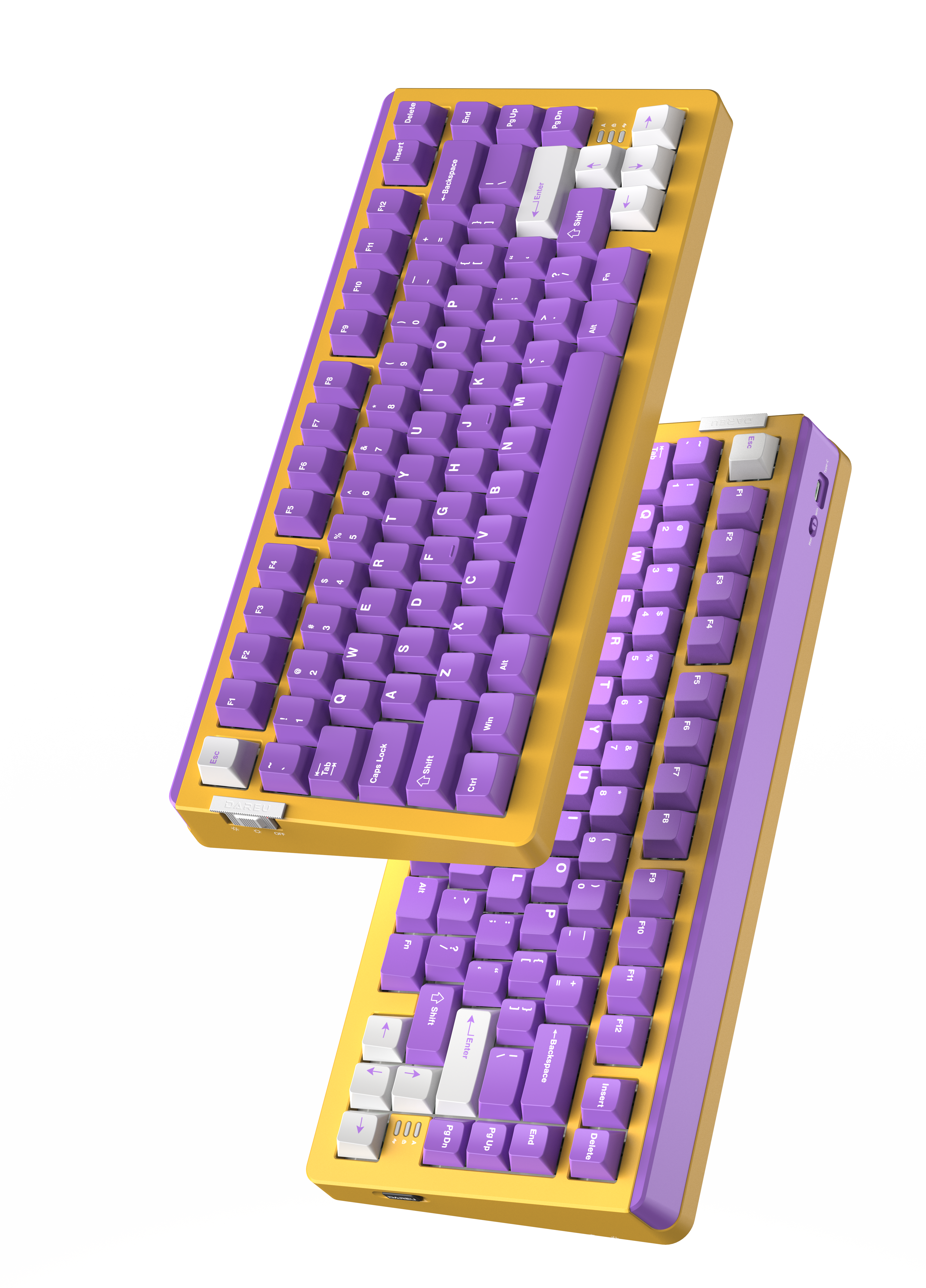 Daryou，Mechanical keyboard，transparent，Retro，Mecha，