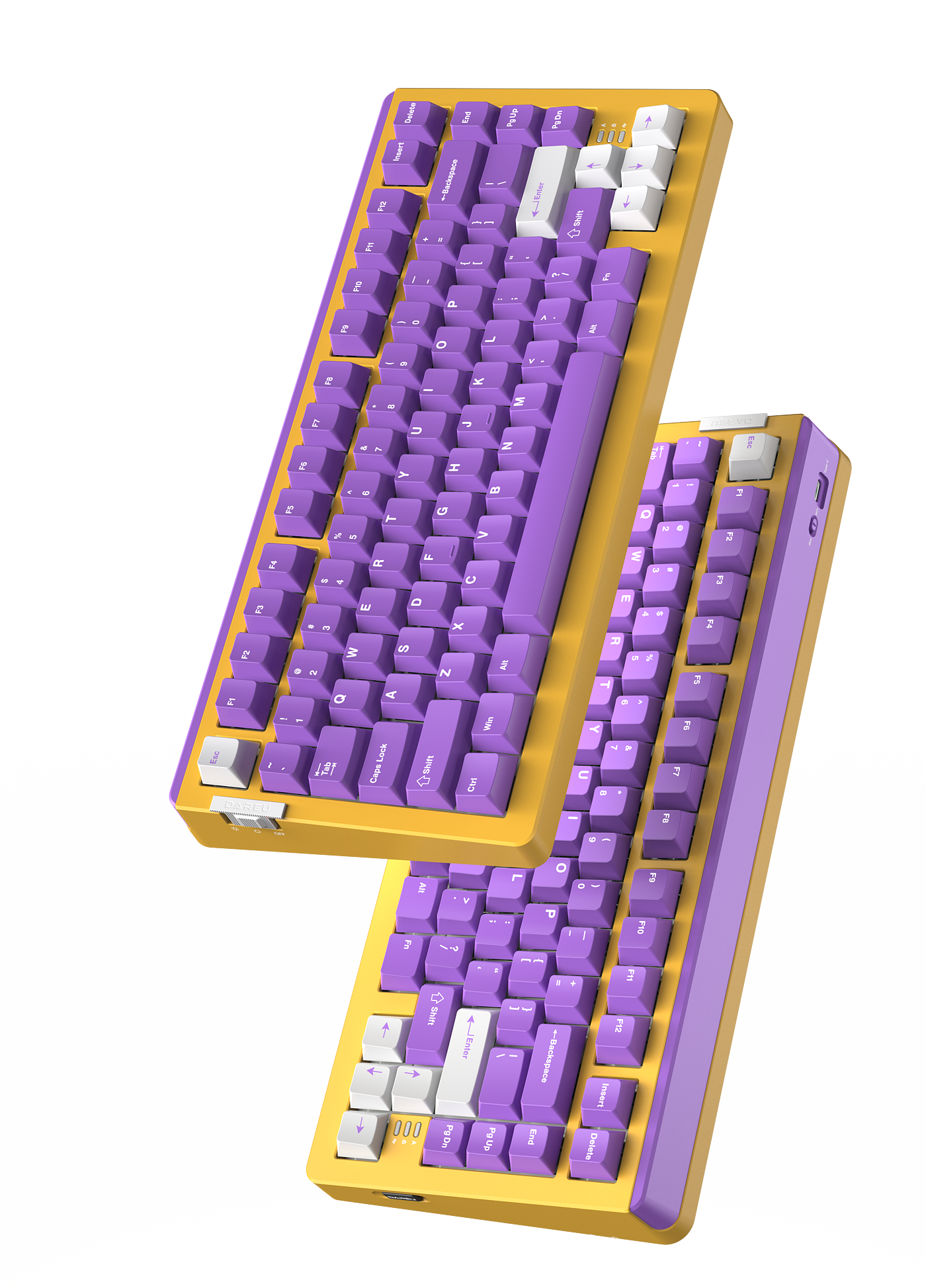 Daryou，Mechanical keyboard，transparent，Retro，Mecha，