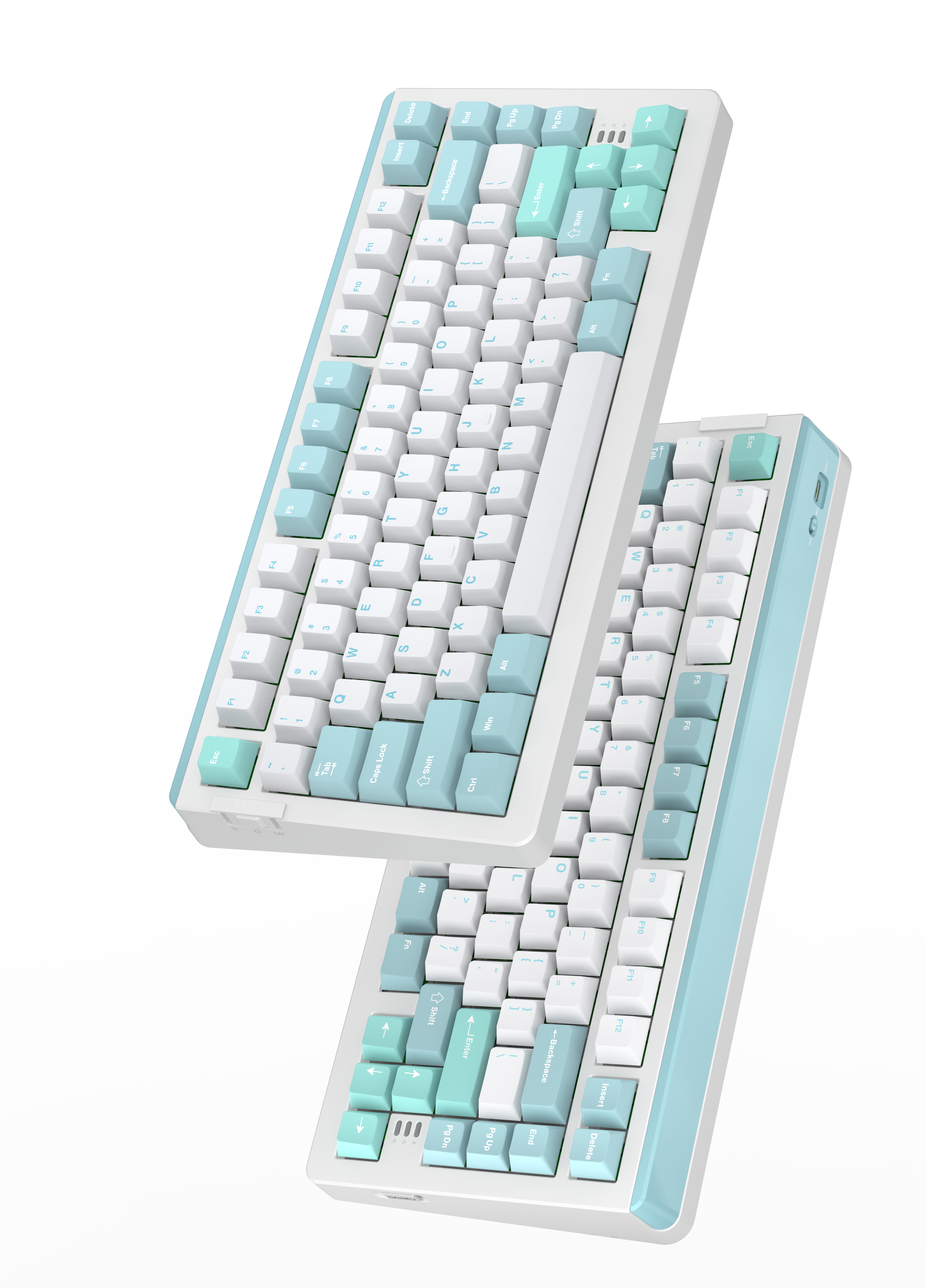 Daryou，Mechanical keyboard，transparent，Retro，Mecha，
