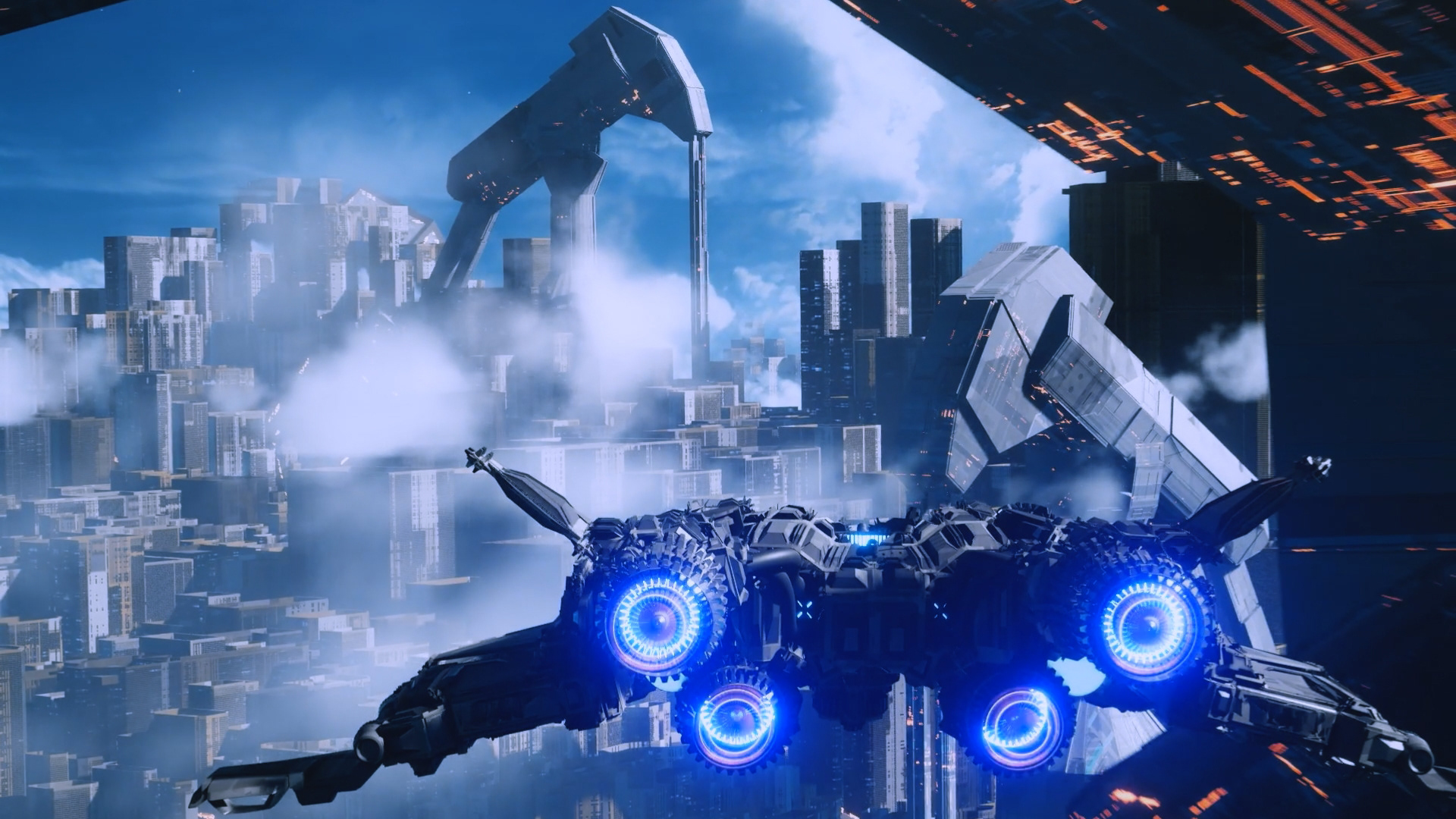 wanoco 4D，Heavy jet fighter，Animation design，