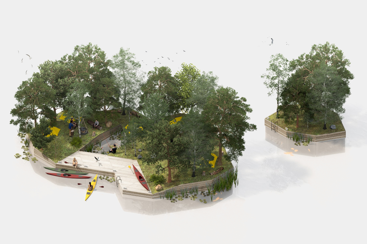 MAST，Modular design，Sustainability，water dwelling，