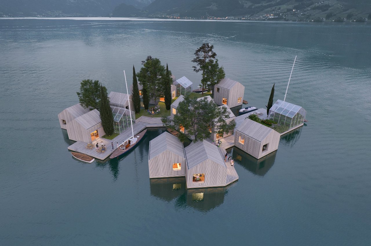 MAST，Modular design，Sustainability，water dwelling，