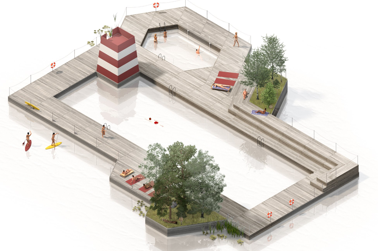 MAST，Modular design，Sustainability，water dwelling，