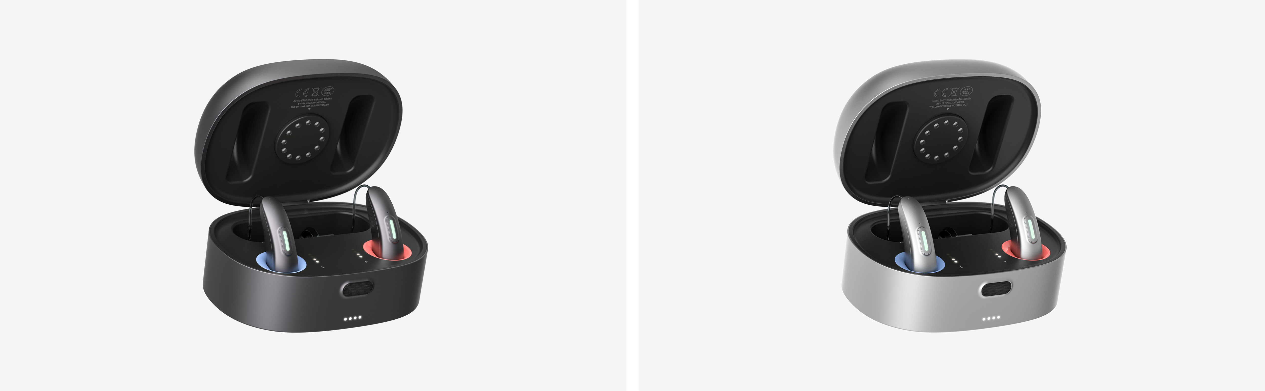 deaf-aid，headset，medical care，intelligence，Charging box，humanistic concern，