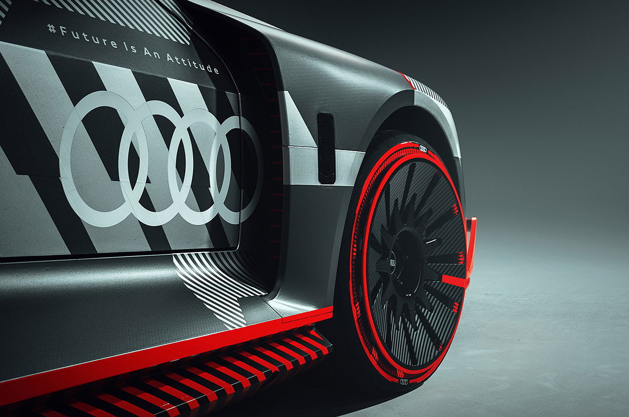 audi，S1 HOONITRON，Automobile design，Streamlined design，ELECTRIKHANA，