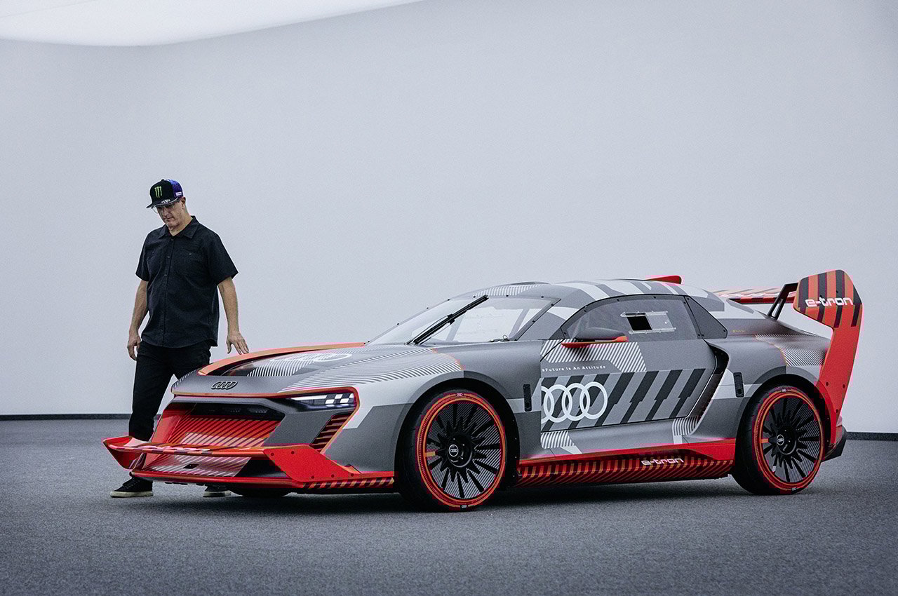 audi，S1 HOONITRON，Automobile design，Streamlined design，ELECTRIKHANA，