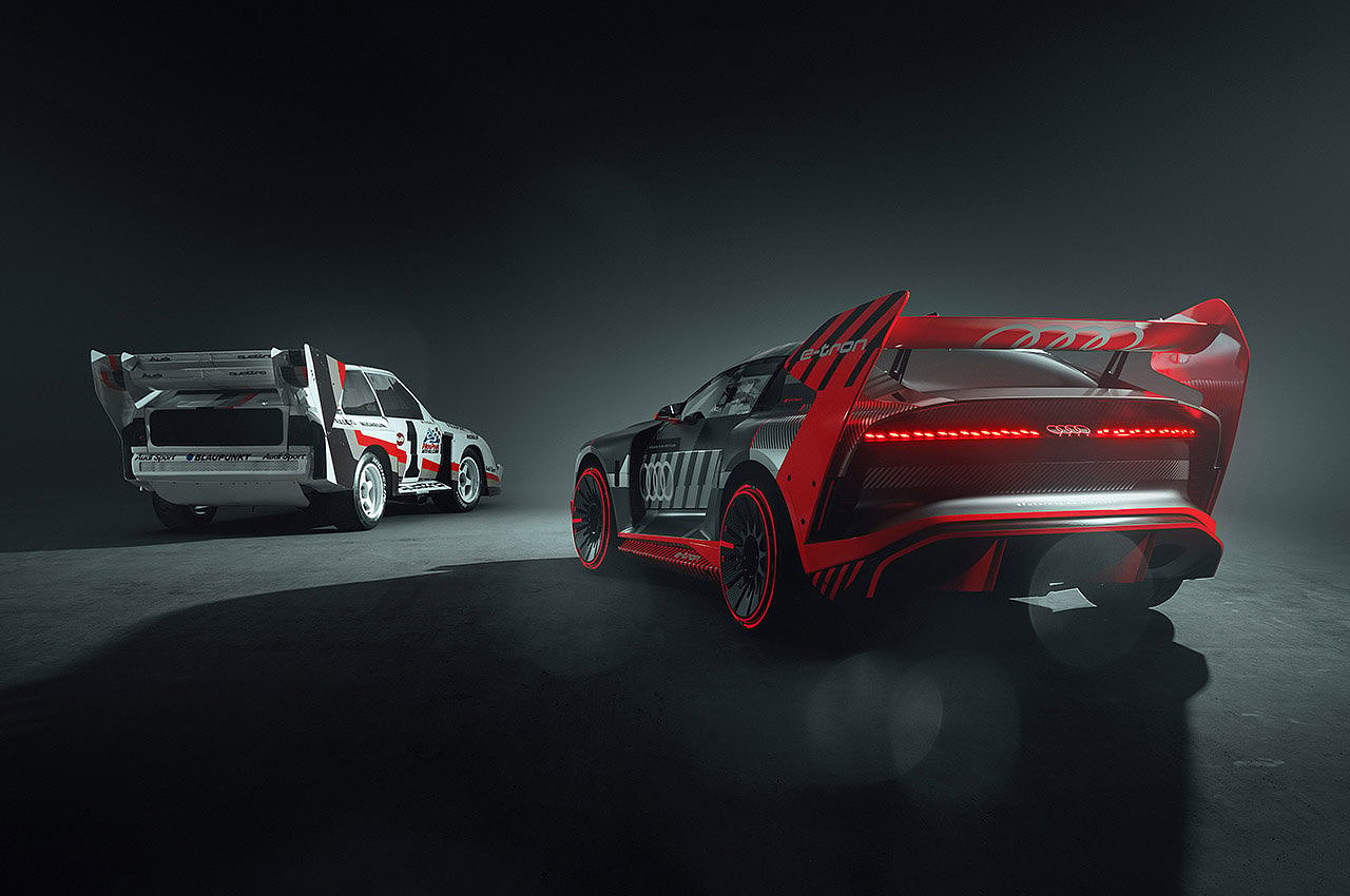 audi，S1 HOONITRON，Automobile design，Streamlined design，ELECTRIKHANA，
