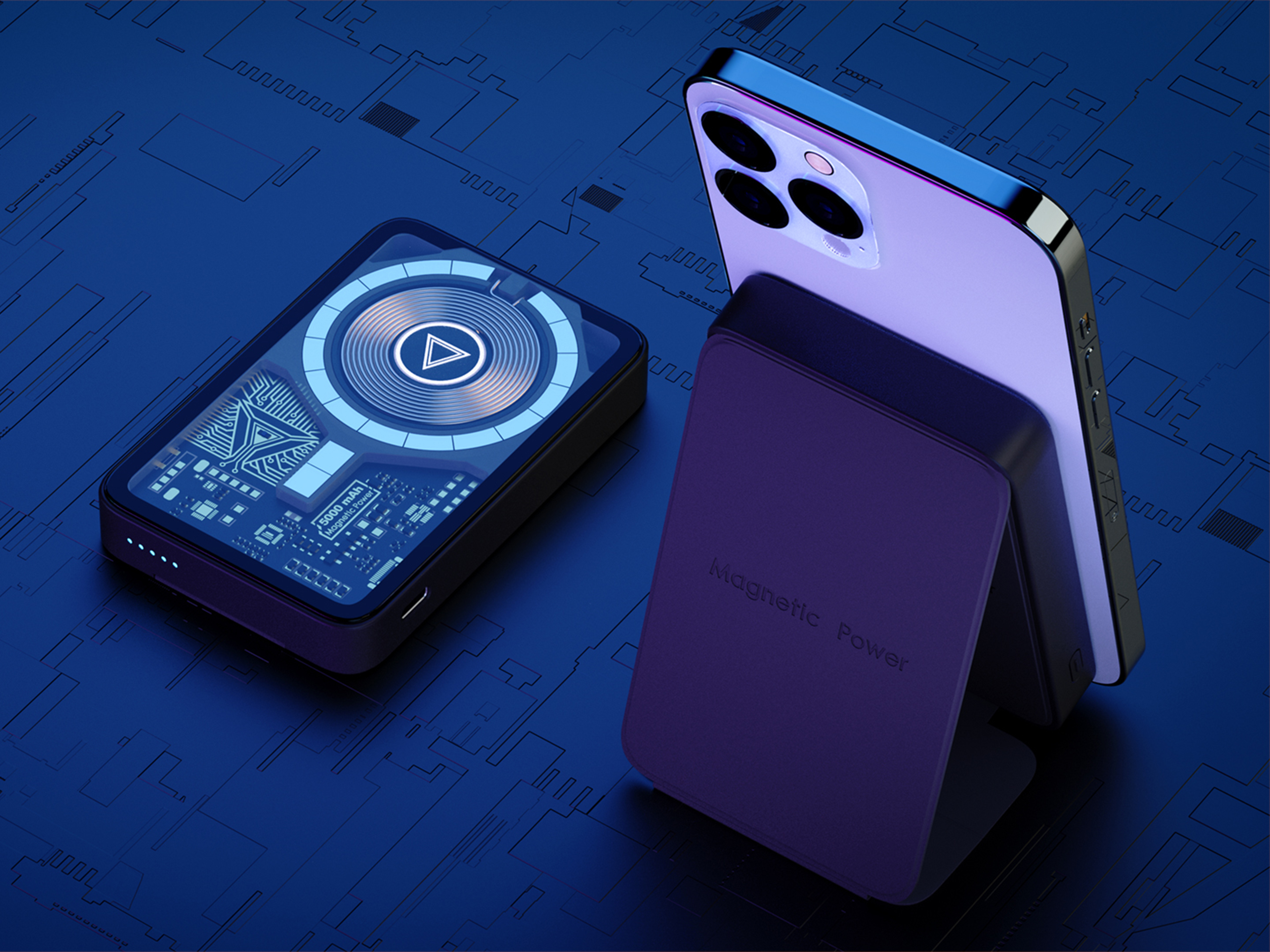 Folding wireless charging，