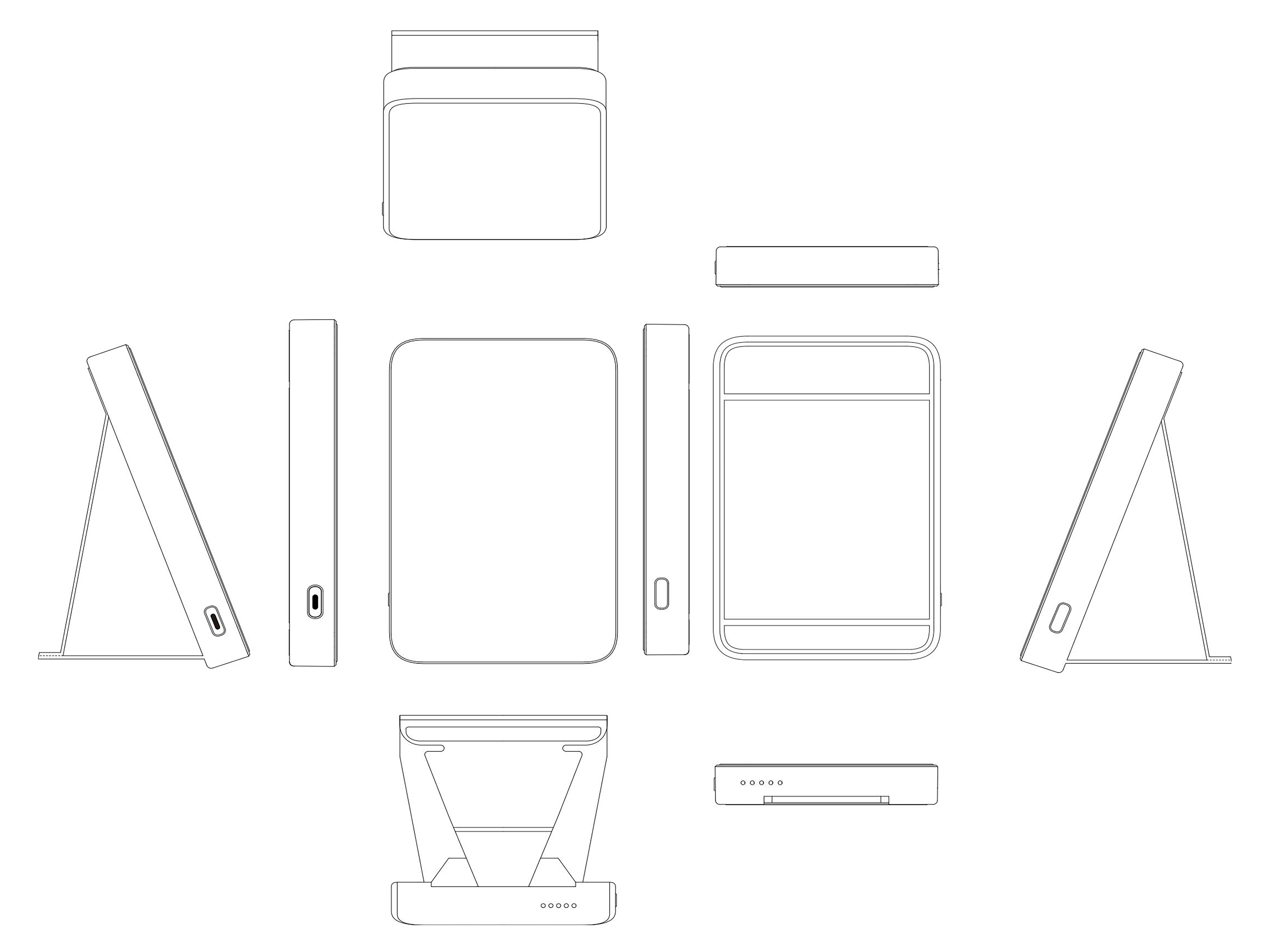 Folding wireless charging，