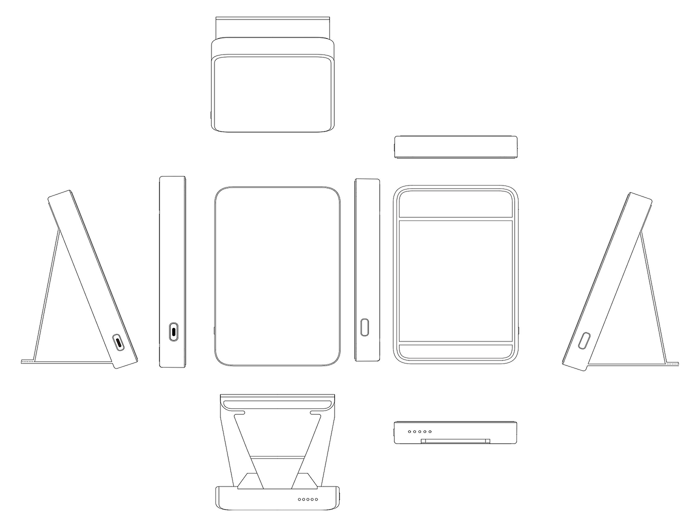 Folding wireless charging，