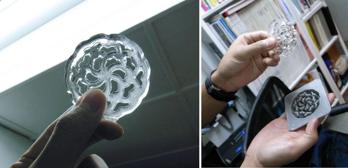 drink tea，ice，Flower ice tray，teacup，colloid，