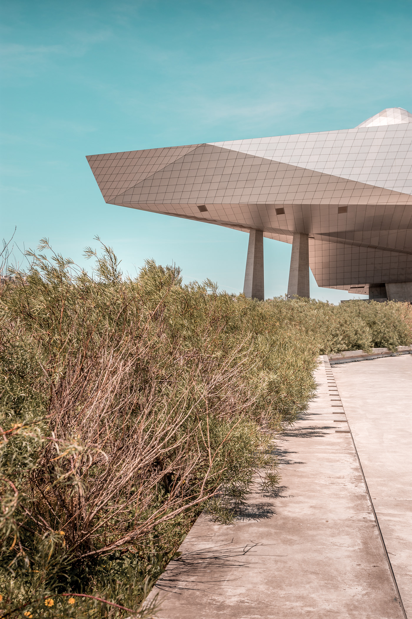 Pauline Daneirole，Futurland，Covid-19，Future world，Architectural design，deconstruction，stainless steel，Glass，