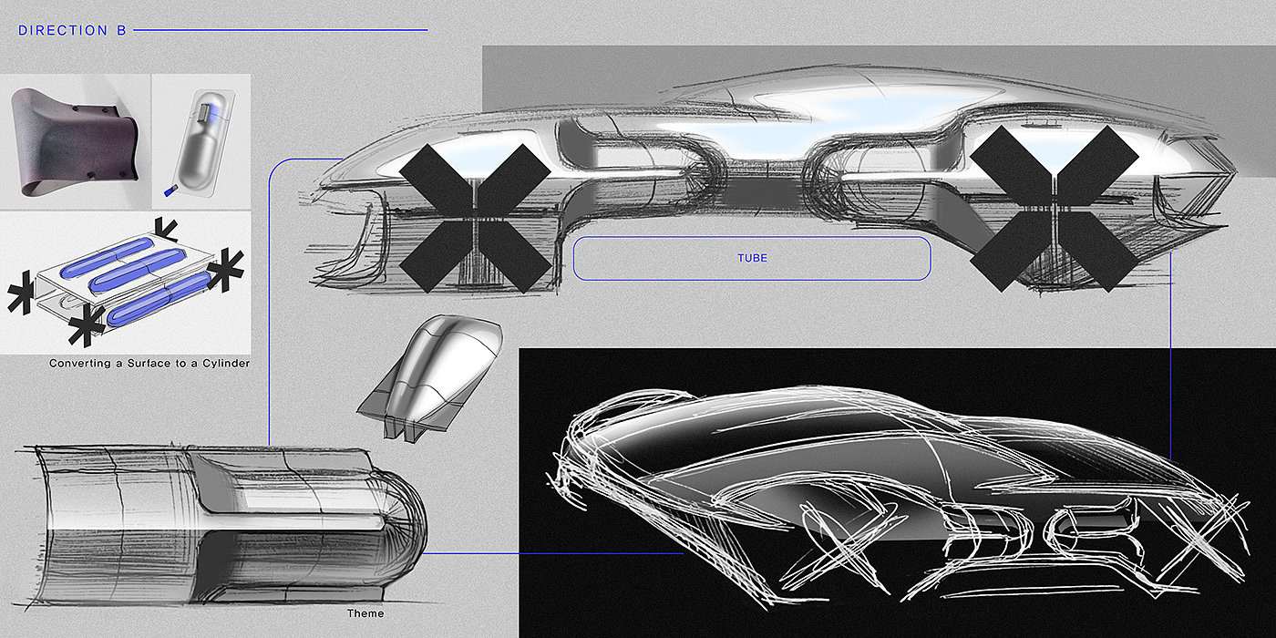 Bumsoo Kim，NEXO，Automobile design，conceptual design，Streamlined design，Modular design，